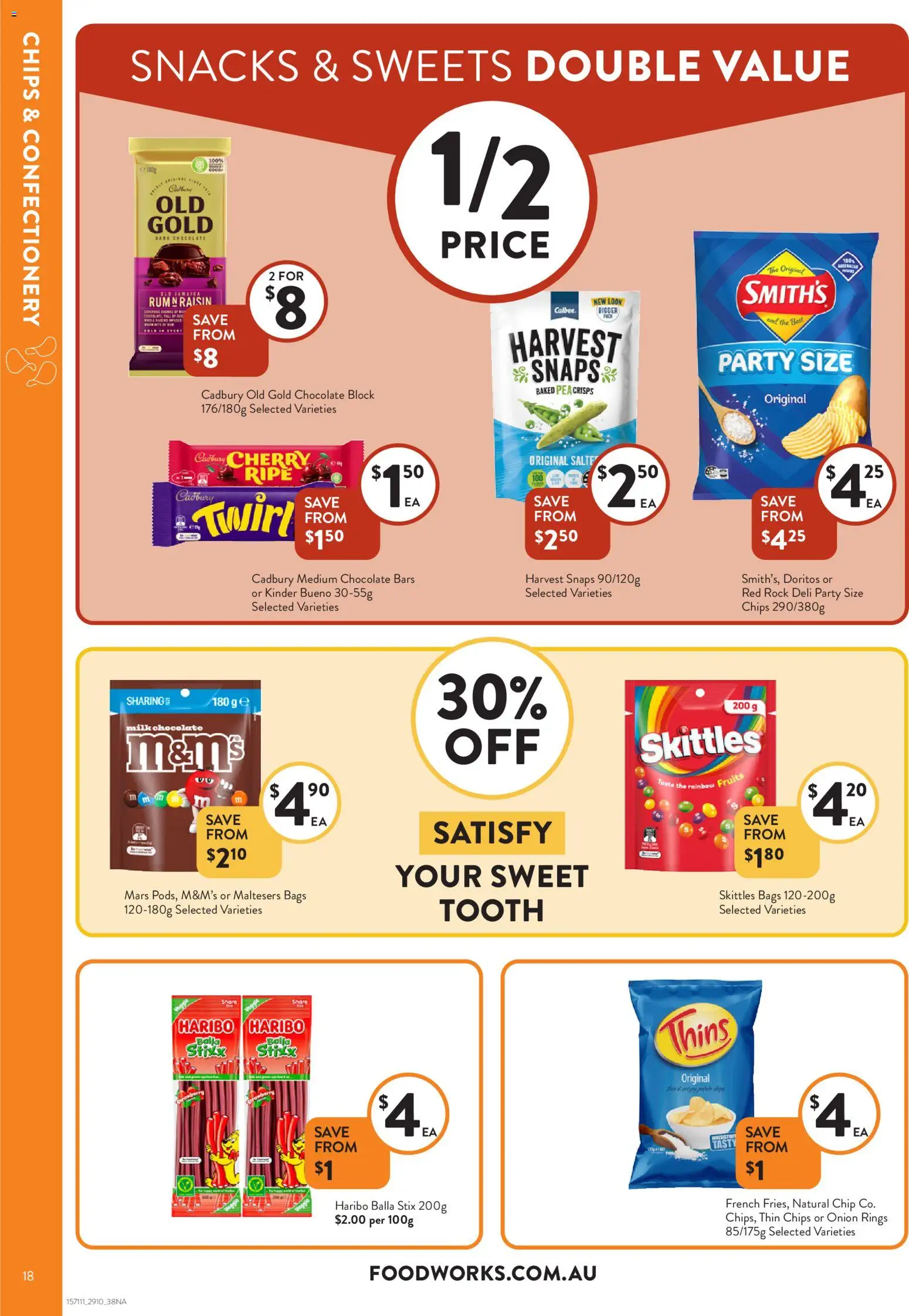 Foodworks catalogue - valid from 29.10.2025 | Page: 18 | Products: Milk, Rum, Fruits, Pea