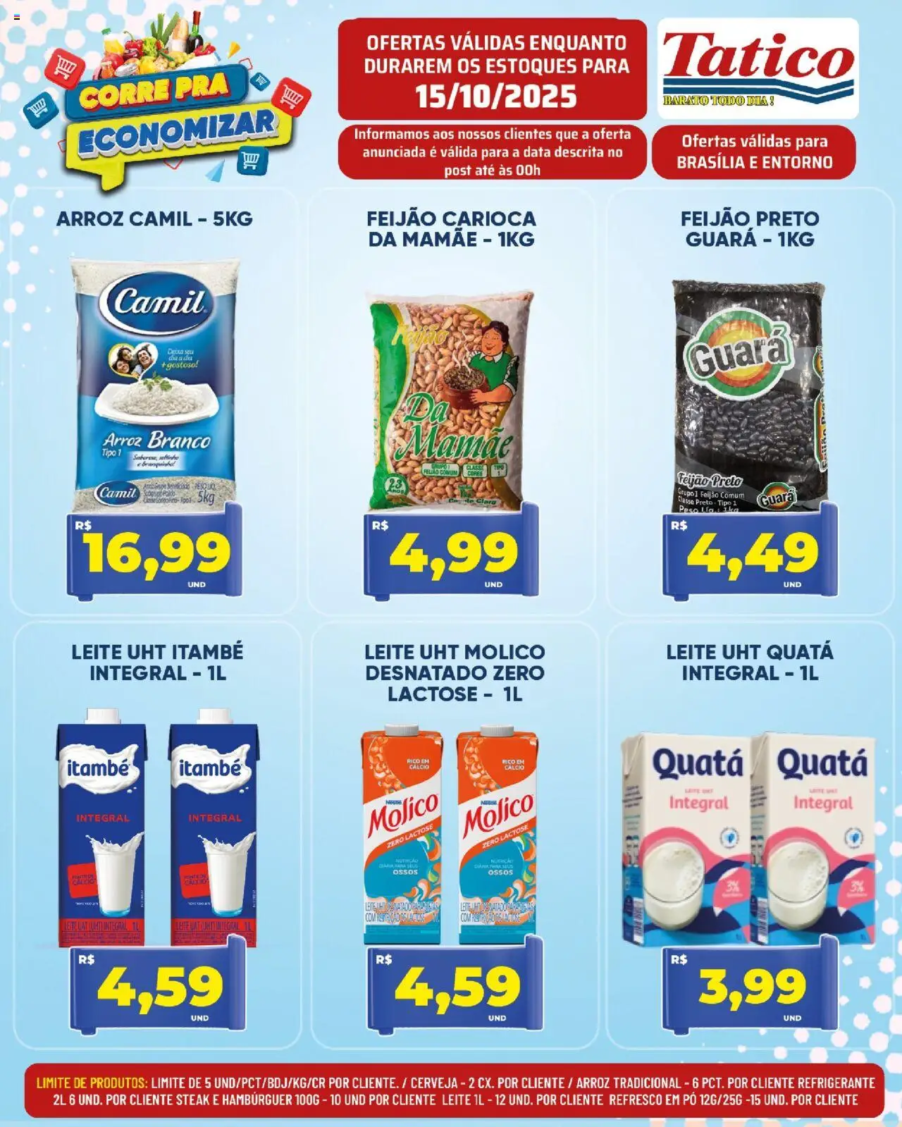 Tatico Folheto - válido de 15.10.2025 | Página: 2 | Produtos: Pó, Refresco, Leite, Cerveja