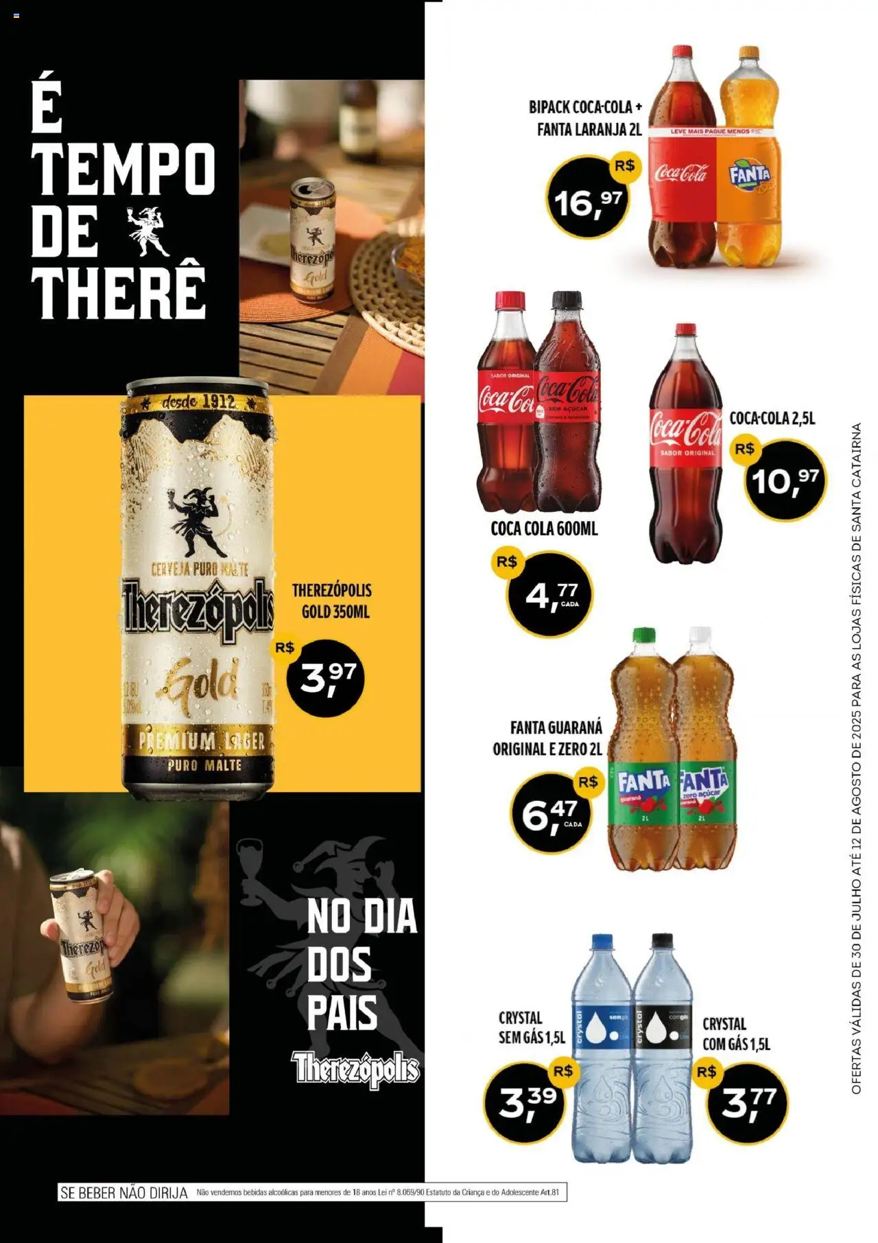 Bistek Supermercados Folheto - válido de 30.07.2025 | Página: 2 | Produtos: Guaraná, Cola, Cerveja, Açúcar