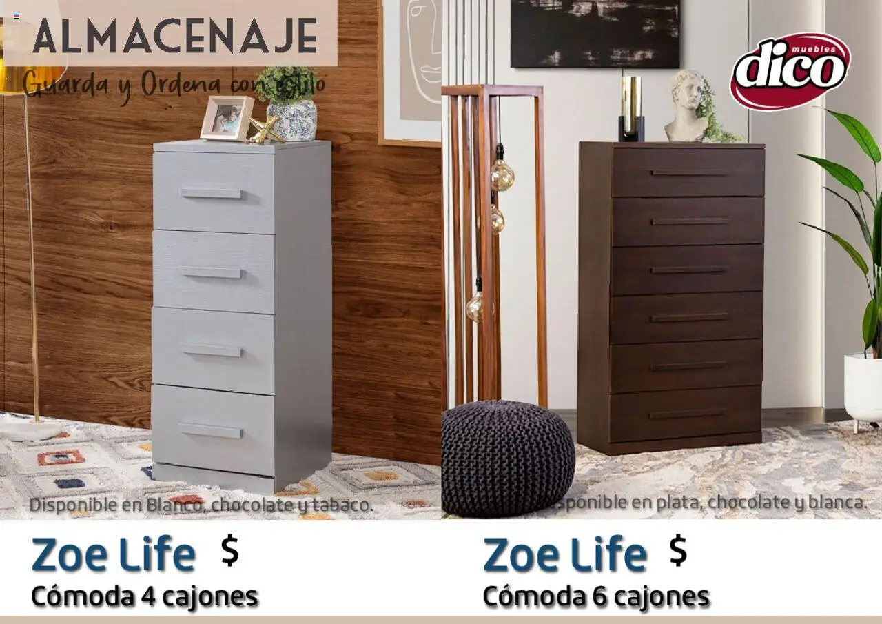 Nuevas ofertas de Muebles Dico válidas en toda la República Mexicana desde el 12.02.2025. ¡Encuentra las mejores ofertas en Muebles Dico catálogo Almacenaje! | Página: 41 | Productos: Chocolate