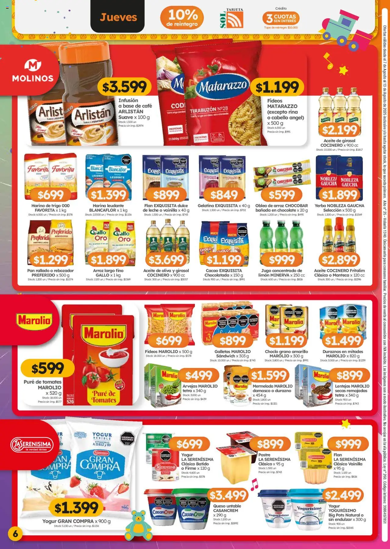 Cordiez ofertas │ válido desde el 07.08.2025 | Página: 6 | Productos: Gelatina, Limón, Café, Mermelada