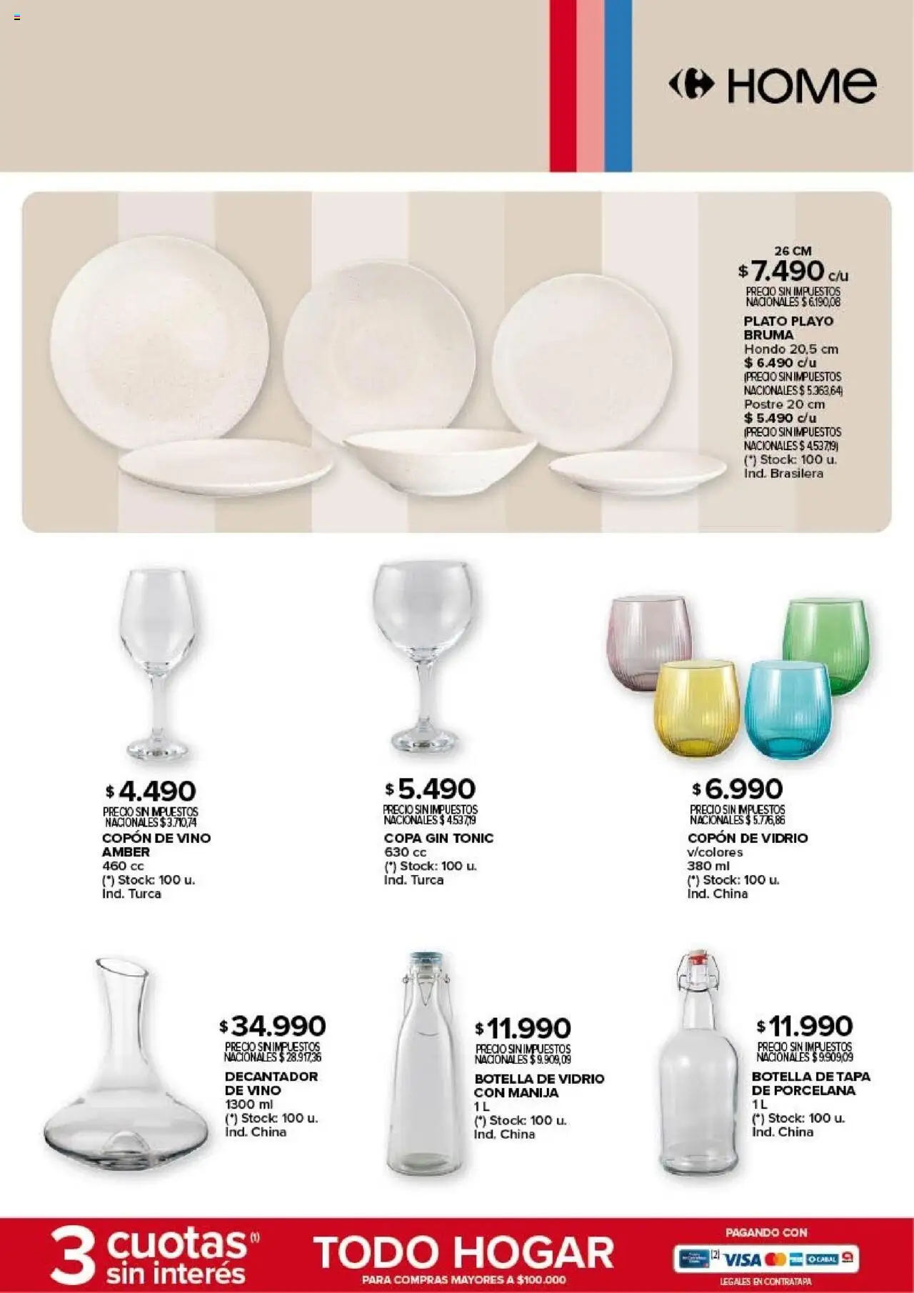 Carrefour - Deco Hogar │ válido desde el 06.06.2025 | Página: 3 | Productos: Botella, Gin, Bruma, Vino