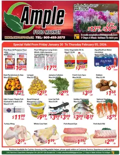 Preview of Ample Food Market weekly flyer / circulaire from shop Ample Food Market valid from 30.01.2026