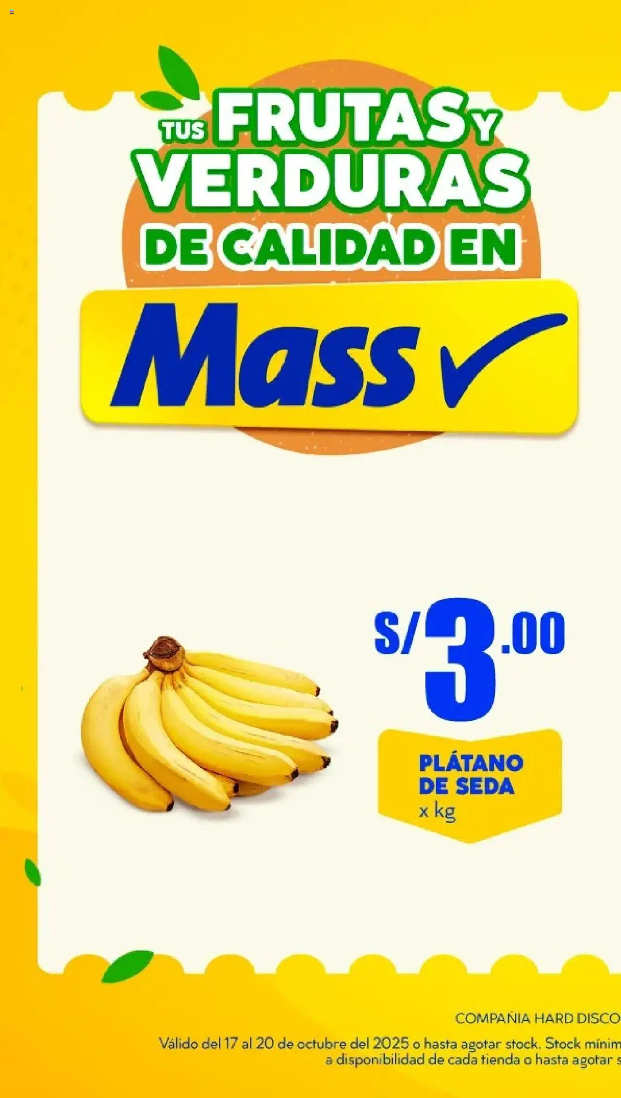 Catálogo Mass válido desde 17.10.2025 | Página: 1 | Productos: Disco