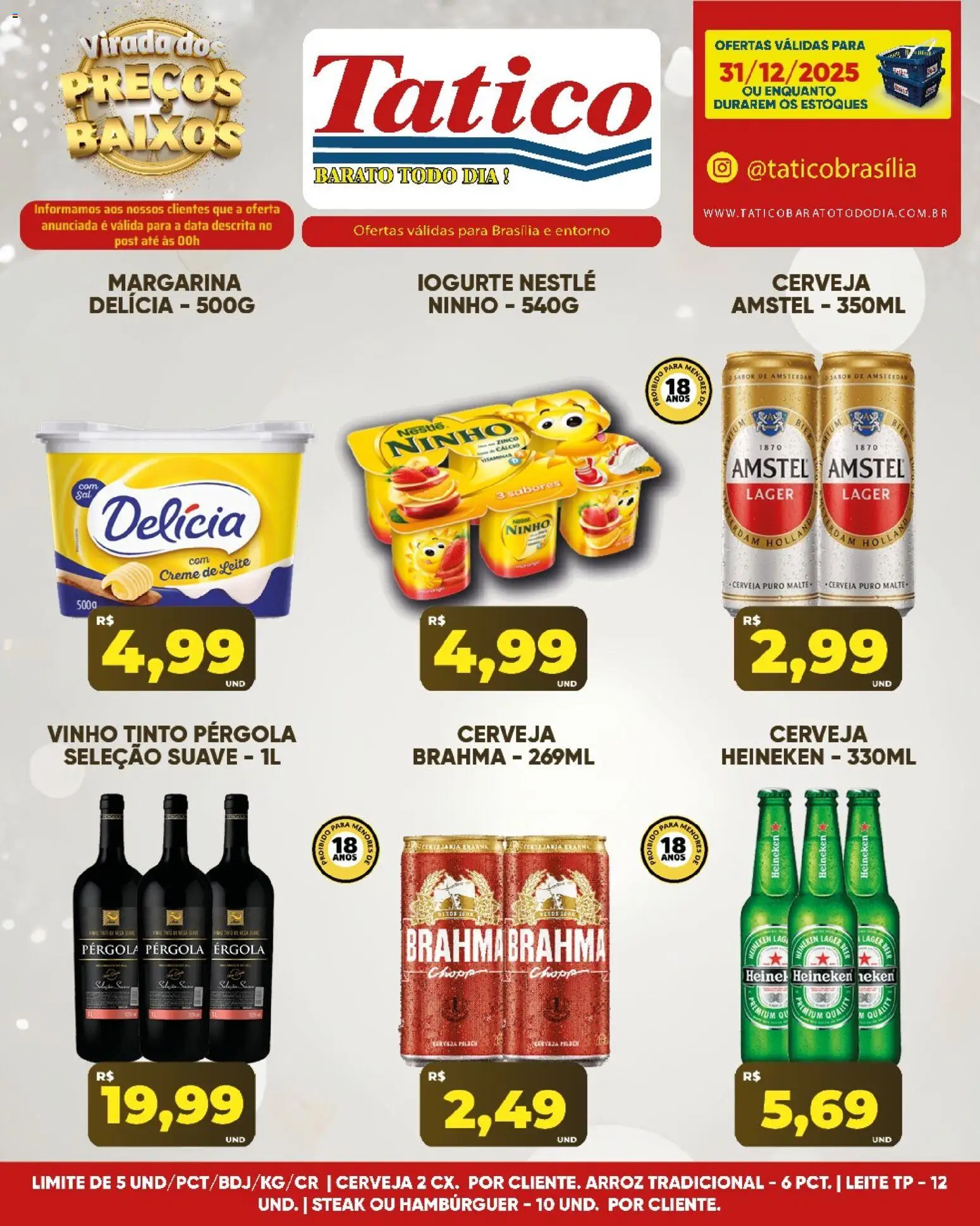 Tatico Folheto - válido de 31.12.2025 | Página: 6 | Produtos: Iogurte, Cerveja, Creme, Creme de leite