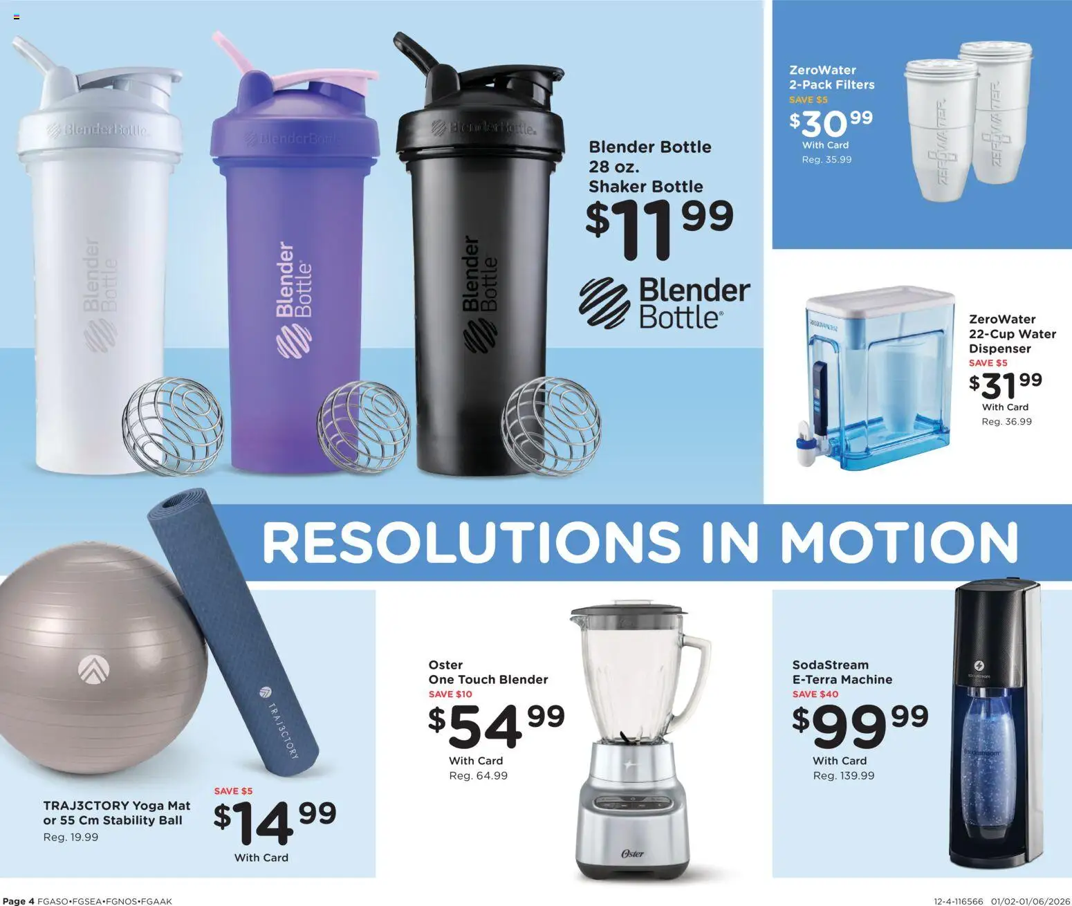 Fred Meyer Home & Apparel - valid from 02.01.2026 | Page: 6 | Products: Blender, Water