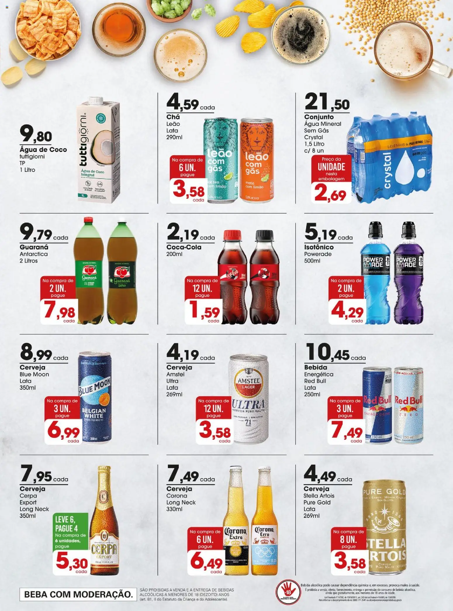 Zaffari Folheto - válido de 28.04.2026 | Página: 17 | Produtos: Coco, Guaraná, Cerveja, Água mineral