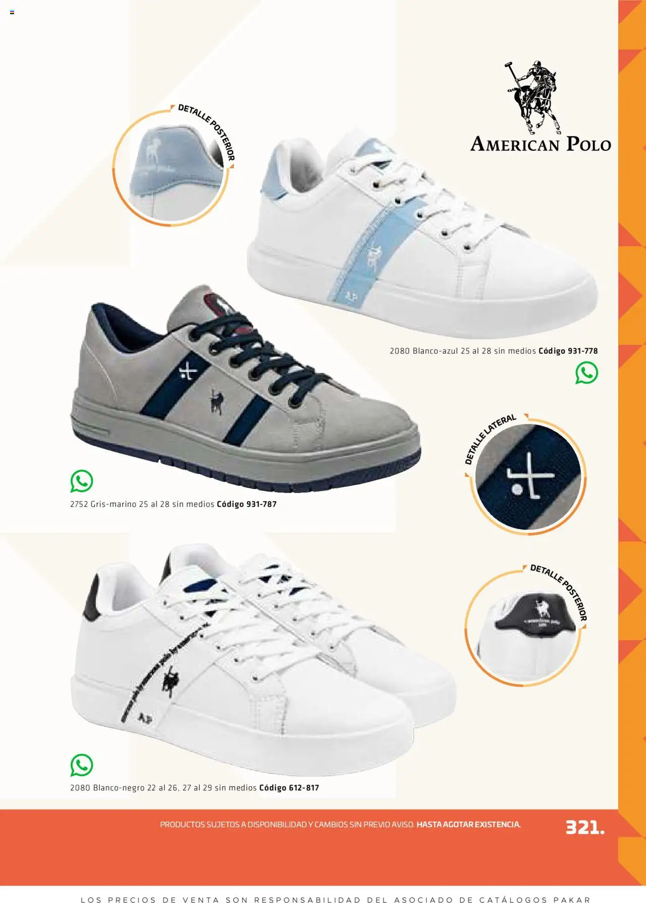 Nuevas ofertas de SC Pakar válidas en toda la República Mexicana desde el 29.08.2025. ¡Encuentra las mejores ofertas en SC Pakar - Catálogo Otoño Men Tomo 1! | Página: 321