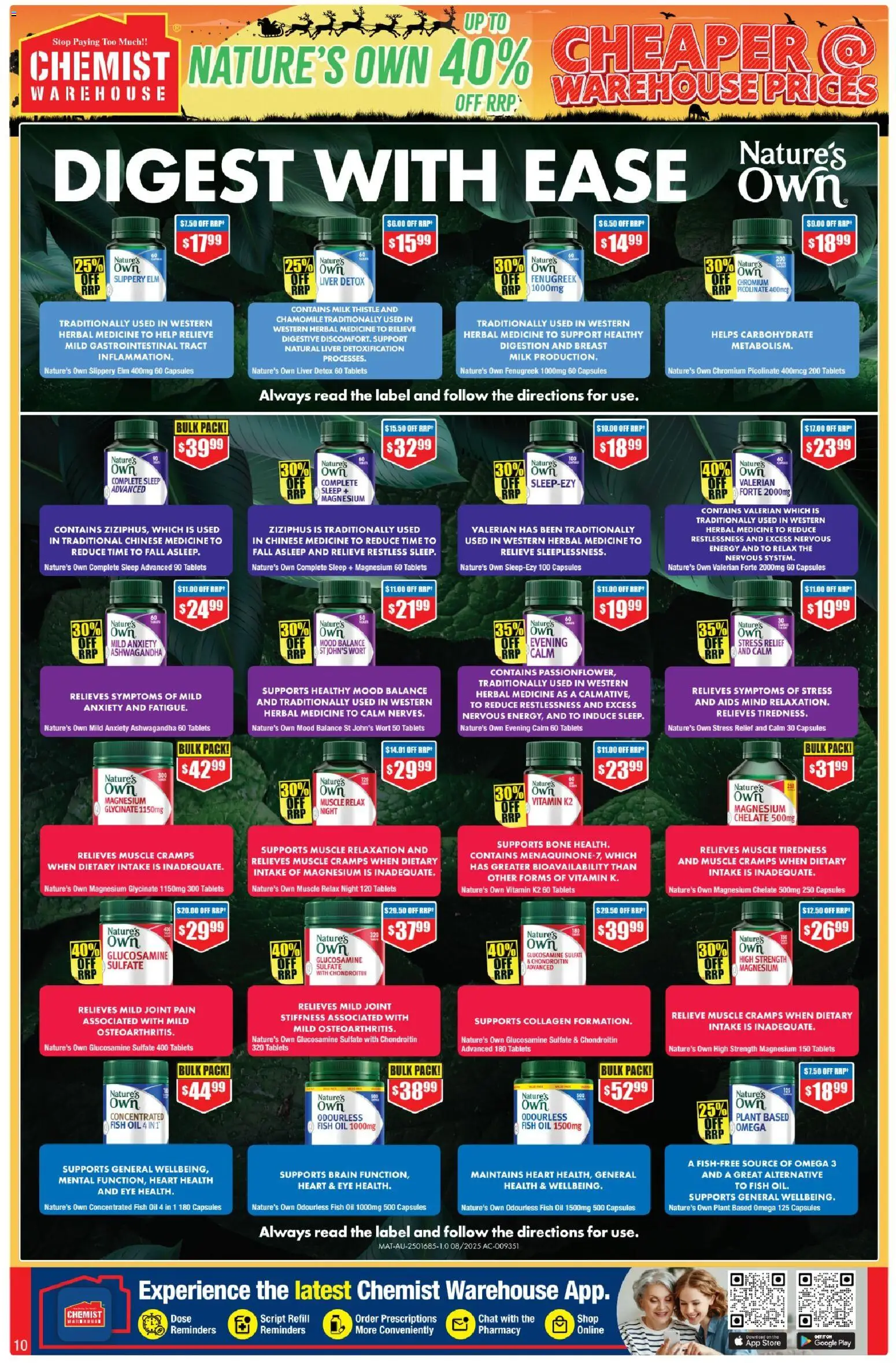 Chemist Warehouse catalogue - valid from 01.12.2025 | Page: 10 | Products: Fish oil, Herbal, Tablets, Vitamin