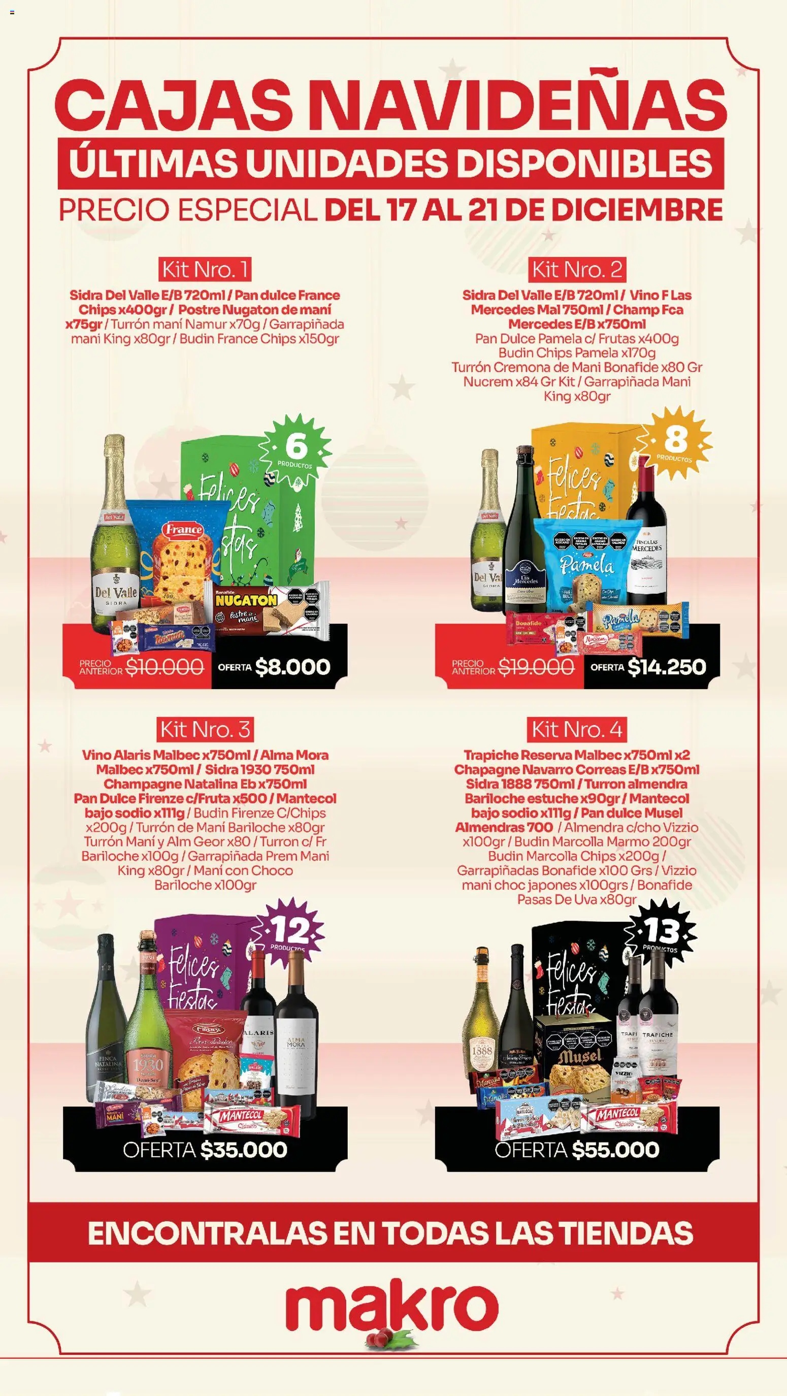 Makro ofertas │ válido desde el 18.12.2025 | Página: 4 | Productos: Pasas de uva, Uva, Estuche, Vino