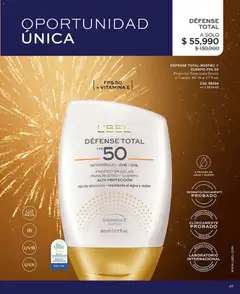 L'Bel - Catalogo C01/2026 -  Vista previa de la revista de la tienda L'Bel valido desde el 01.01.2026 | Página: 47 | Productos: Agua, Uva, Protector solar