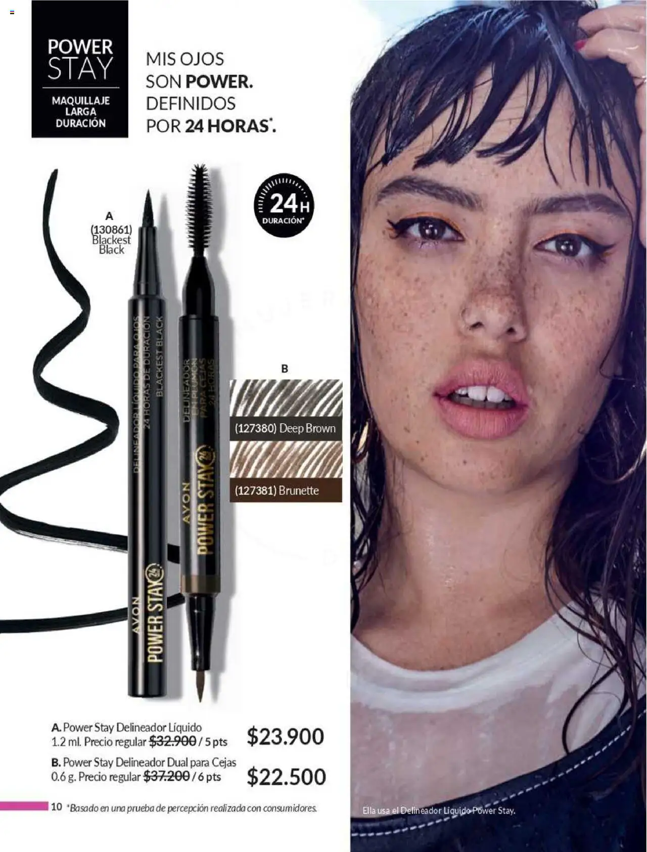 Avon revista - valida desde el 13.07.2025 | Página: 10 | Productos: Maquillaje, Delineador