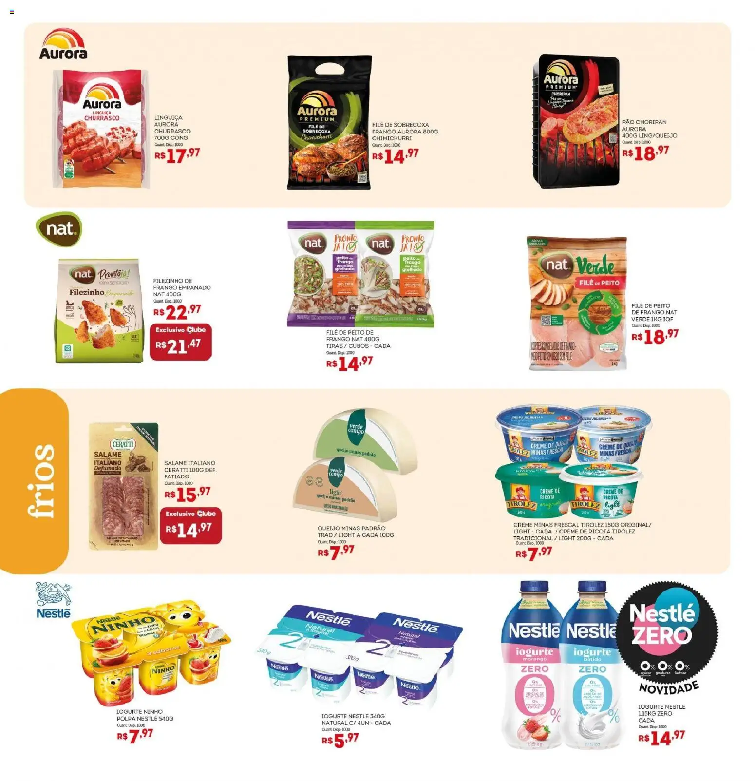 Bistek Supermercados Folheto - válido de 11.03.2026 | Página: 8 | Produtos: Pão, Salame, Ricota, Creme