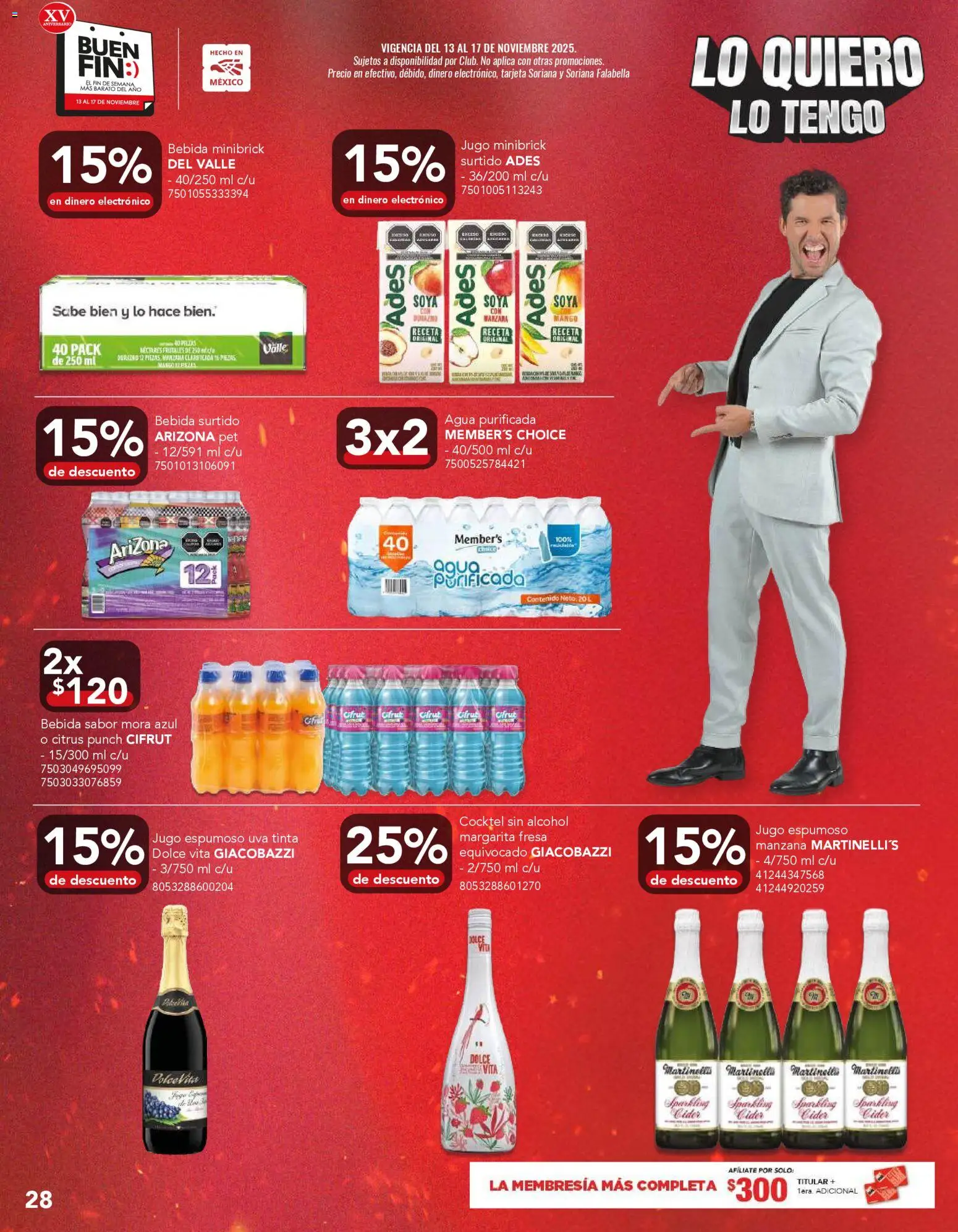 Nuevas ofertas de City Club válidas en toda la República Mexicana desde el 12.11.2025. ¡Encuentra las mejores ofertas en City Club Buen Fin! | Página: 28 | Productos: Fresa, Manzana, Mango, Jugo