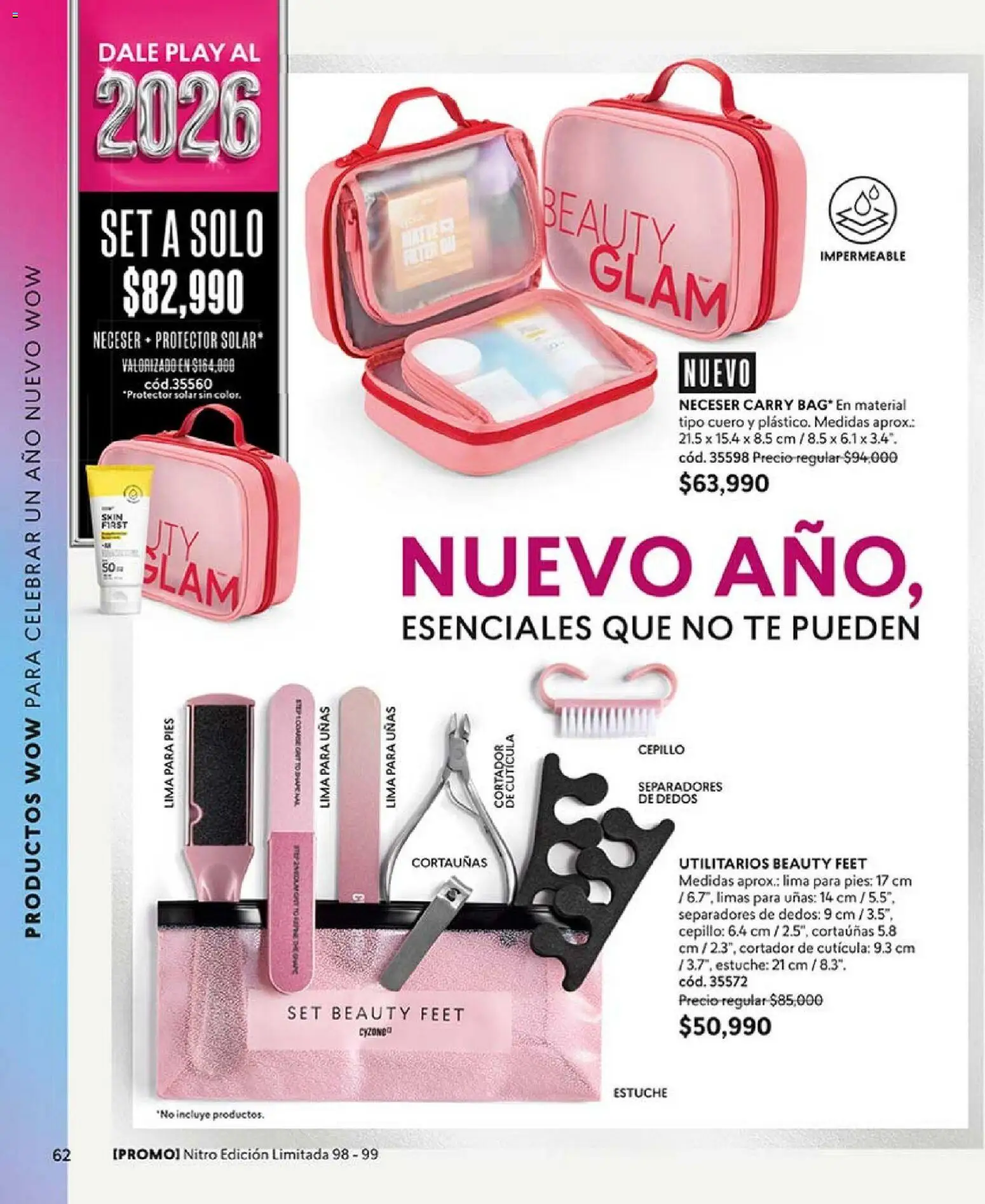 CyZone revista - valida desde el 01.01.2026 | Página: 62 | Productos: Té, Estuche, Cepillo, Neceser