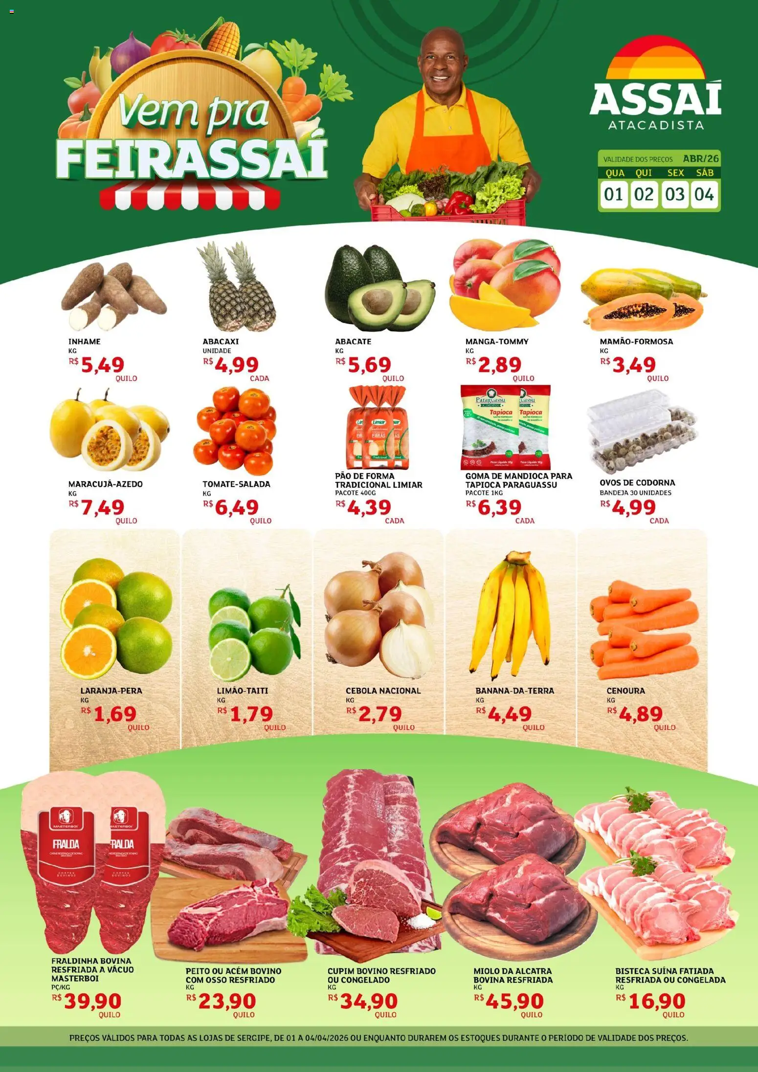 Assaí Atacadista Folheto - válido de 01.04.2026 | Página: 1