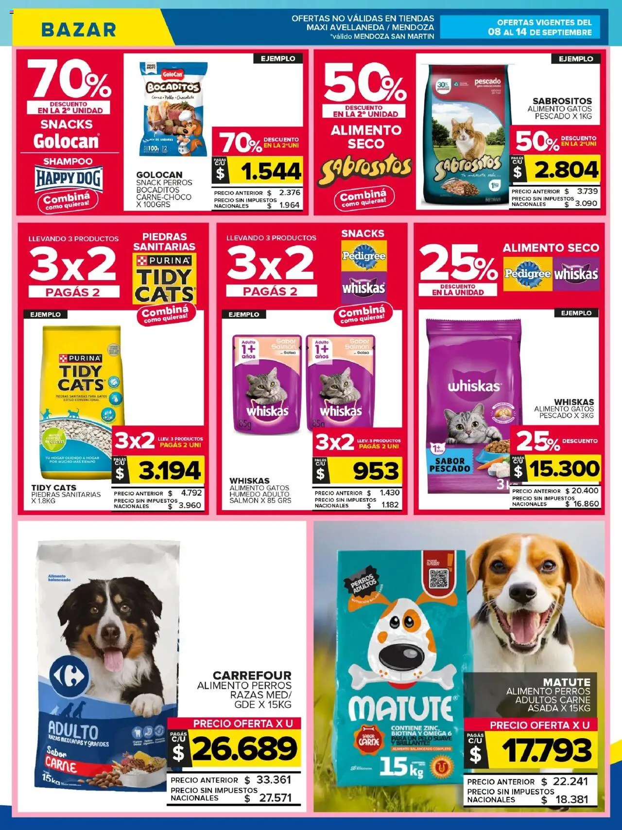 Carrefour Maxi catálogo - Jujuy │ válido desde el 08.09.2025 | Página: 19 | Productos: Pescado, Shampoo, Chocolate
