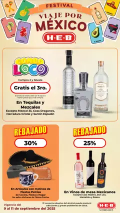 Nuevas ofertas de H-E-B válidas en toda la República Mexicana desde el 09.09.2025. ¡Encuentra las mejores ofertas en H-E-B - Folleto! | Página: 2