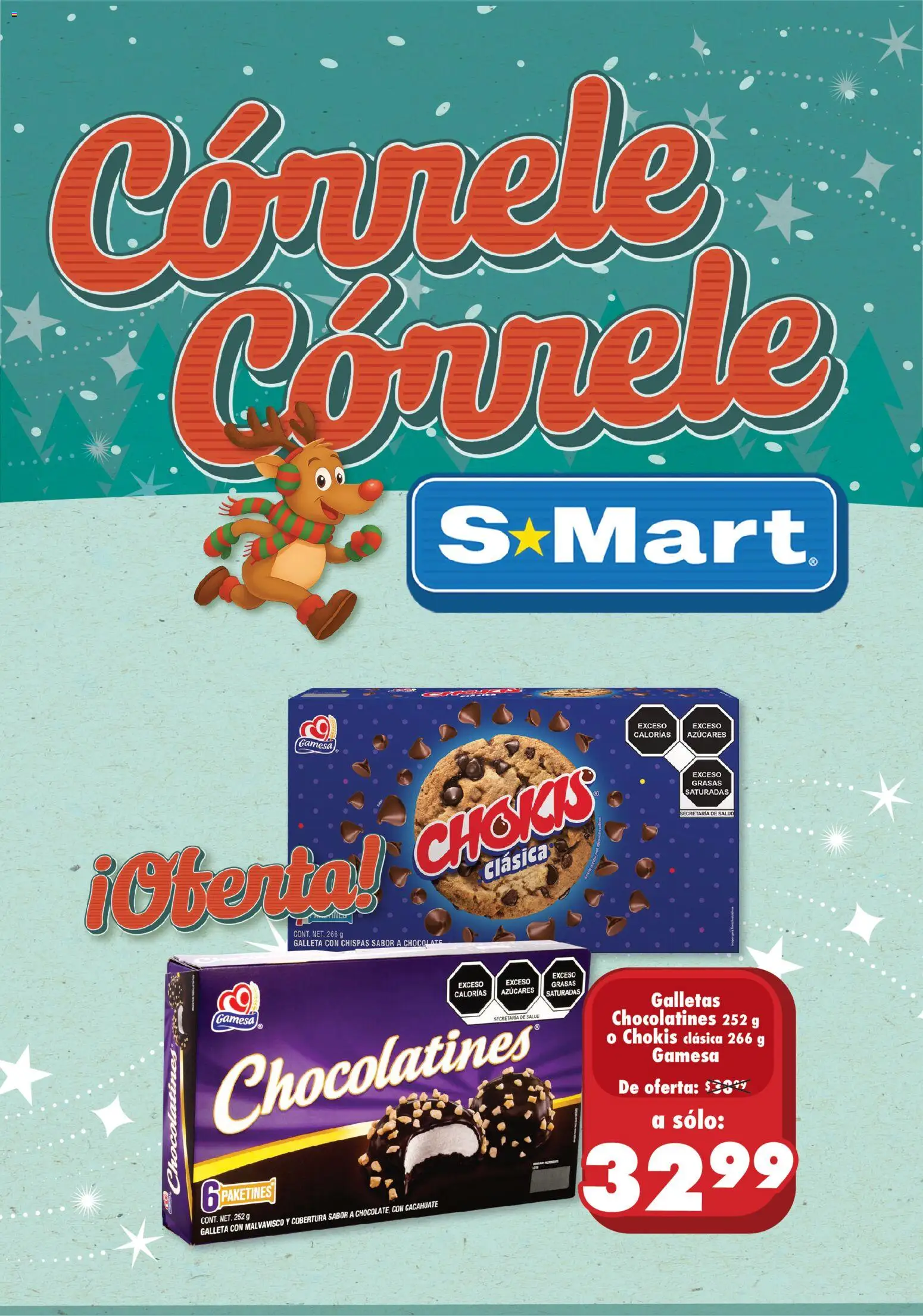 Nuevas ofertas de S-Mart válidas en toda la República Mexicana desde el 04.11.2025. ¡Encuentra las mejores ofertas en S-Mart folleto Ofertas de Feria Reynosa! | Página: 2 | Productos: Cacahuate, Chocolate, Galletas