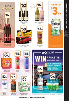 Preview of Foodworks Liquor VIC - valid from 22.10.2025 | Page: 3 | Products: Vodka, Whiskey, Scotch, Lime