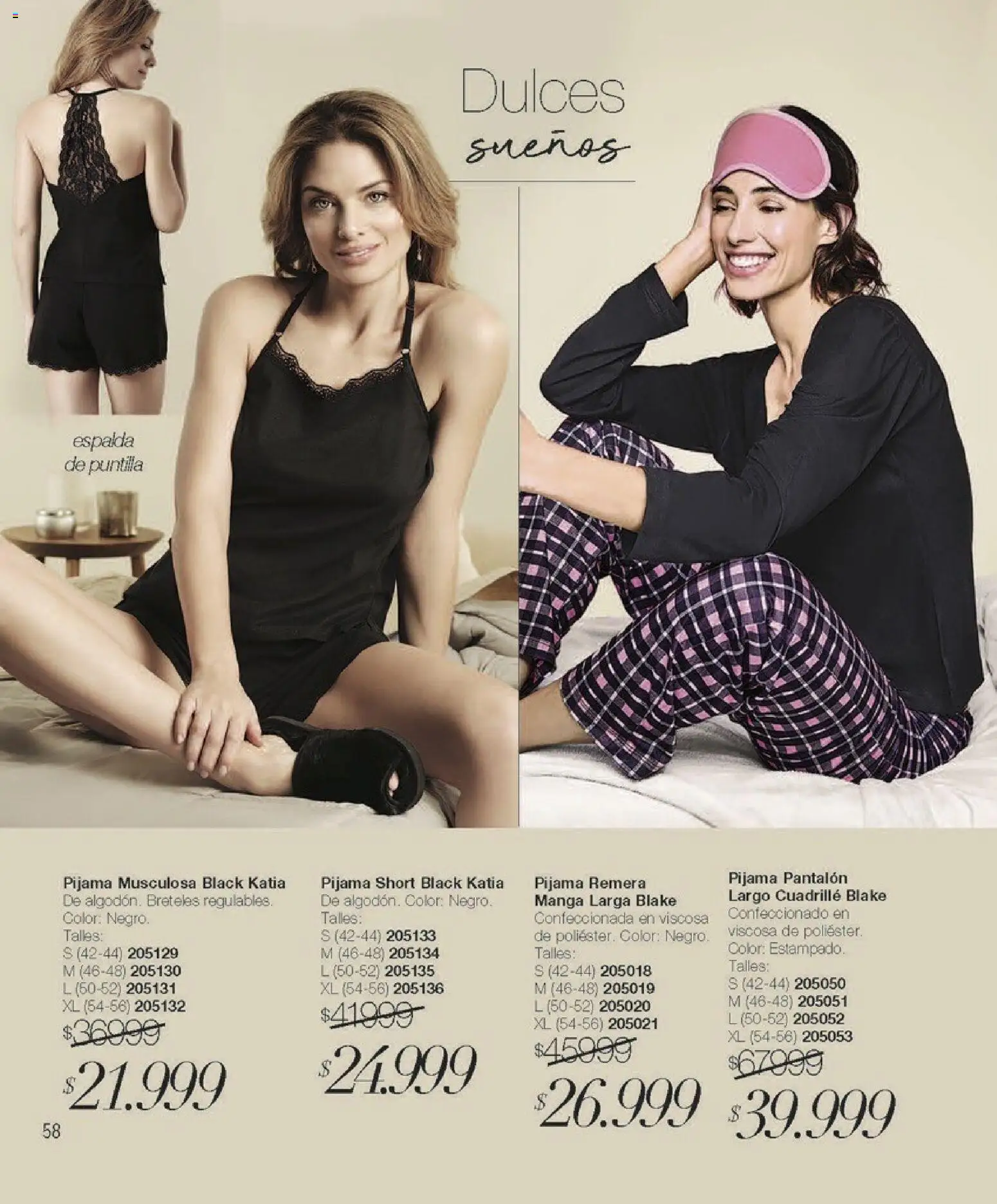 Violetta - Violetta Cosméticos │ válido desde el 30.03.2026 | Página: 58 | Productos: Remera, Short, Musculosa, Pijama