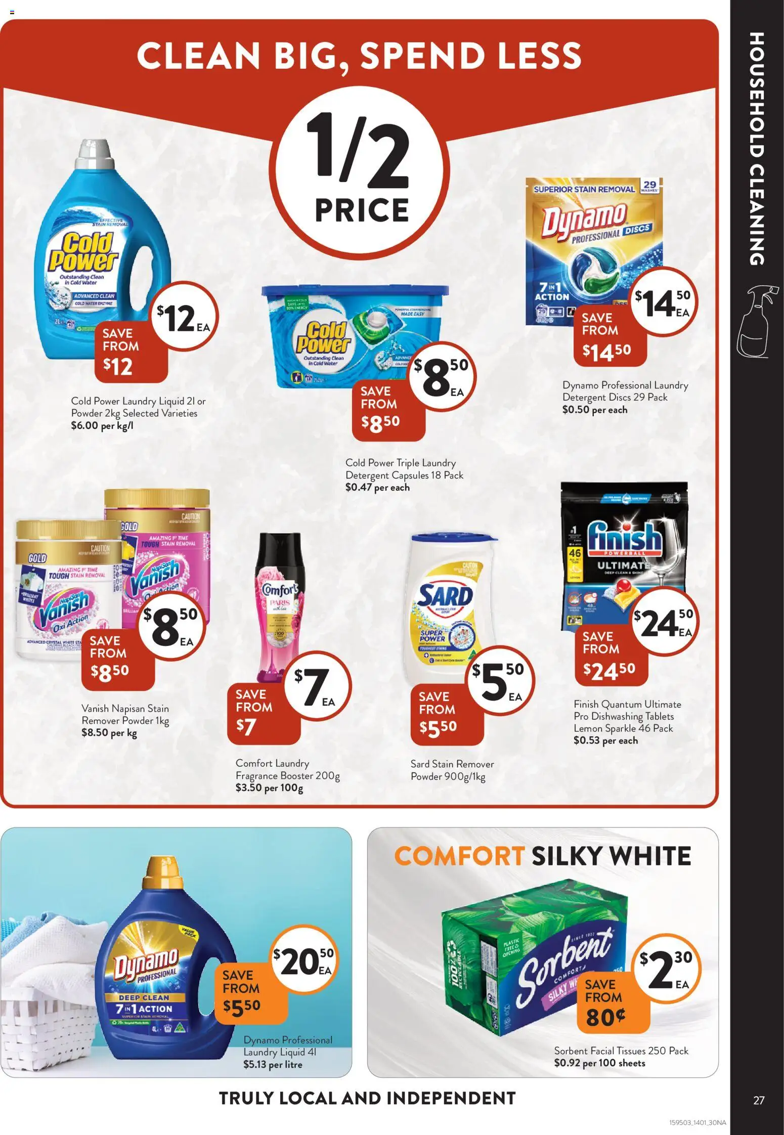 Foodworks catalogue - valid from 13.01.2026 | Page: 27 | Products: Fragrance, Detergent, Water, Lemon