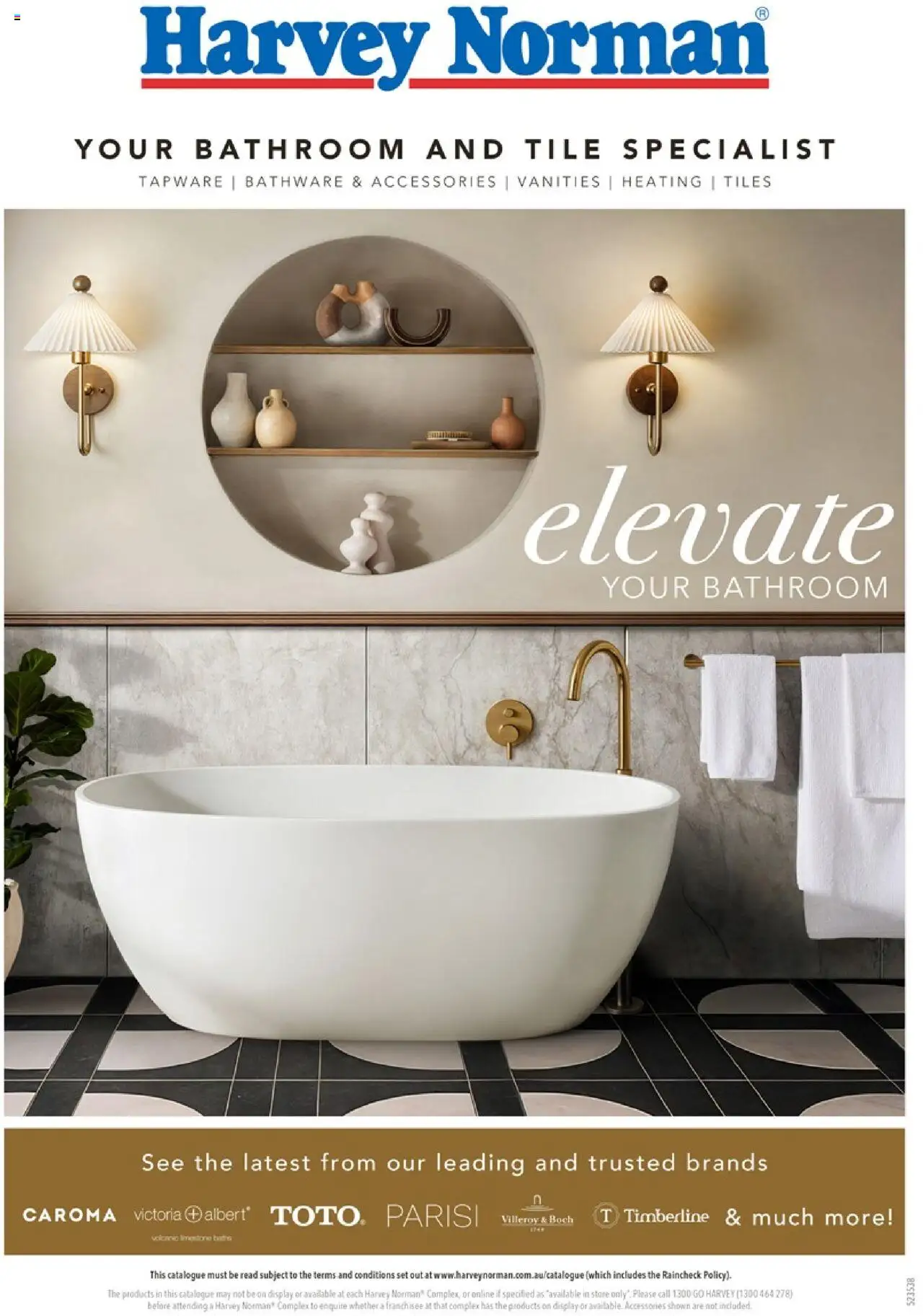 Harvey Norman catalogue - valid from 03.10.2025 | Page: 1 | Products: Accessories, Bathroom