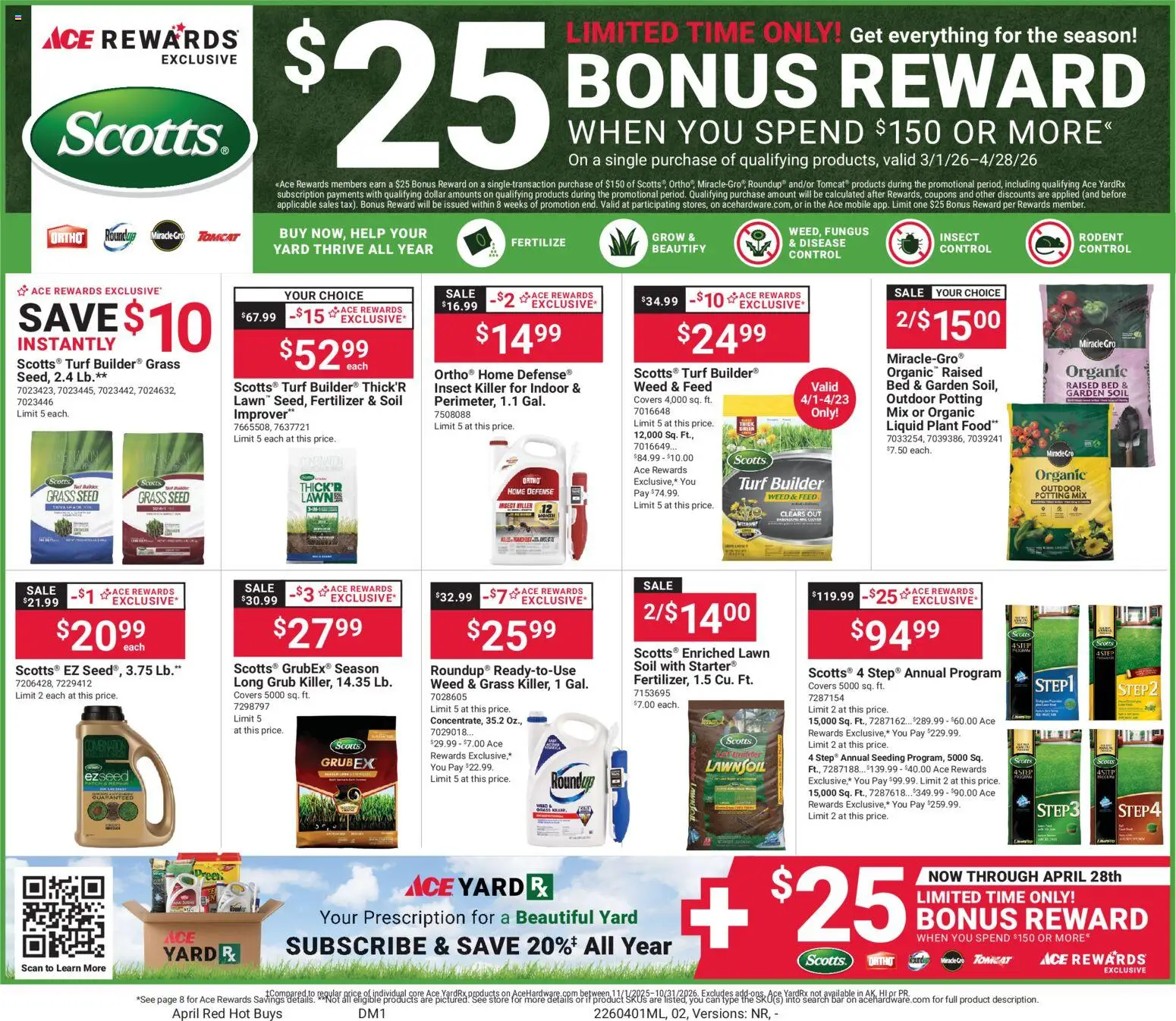 ACE Hardware Weekly Ad - valid from 01.04.2026 | Page: 2 | Products: Bed
