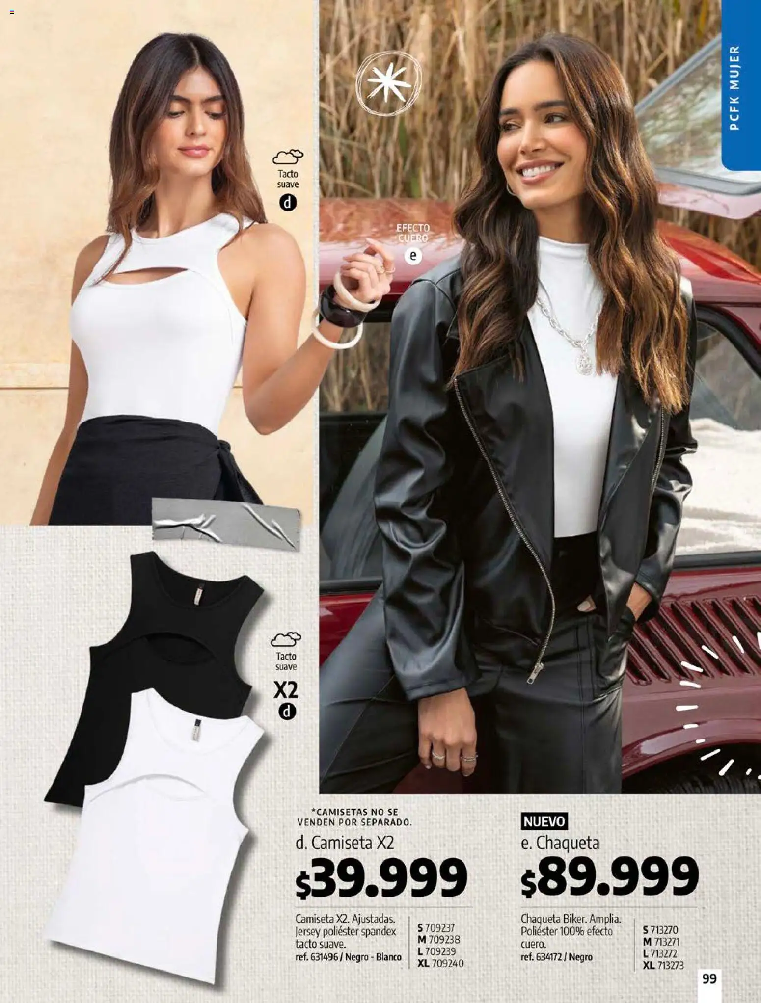 Pacifika revista - valida desde el 01.08.2026 | Página: 99 | Productos: Camiseta, Chaqueta