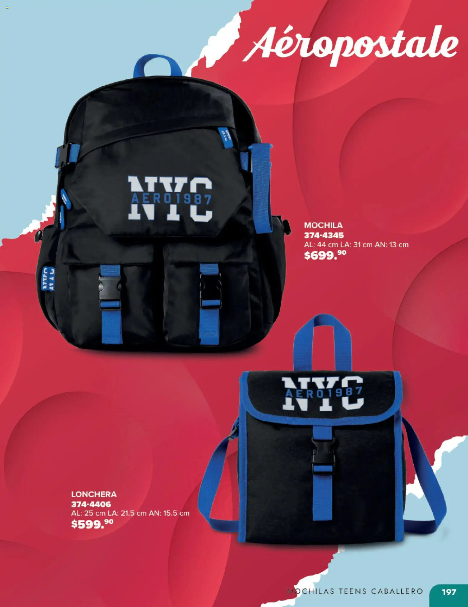 Nuevas ofertas de Andrea válidas en toda la República Mexicana desde el 25.05.2025. ¡Encuentra las mejores ofertas en Andrea catálogo Colegial ! | Página: 197 | Productos: Mochila