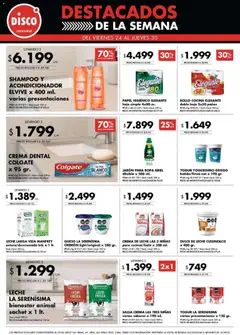 Vista previa Disco - Ofertas | Bs. As. y Santa Fé válido desde el 23.10.2025 | Página: 9 | Productos: Dulce de leche, Jabón, Ropa, Crema
