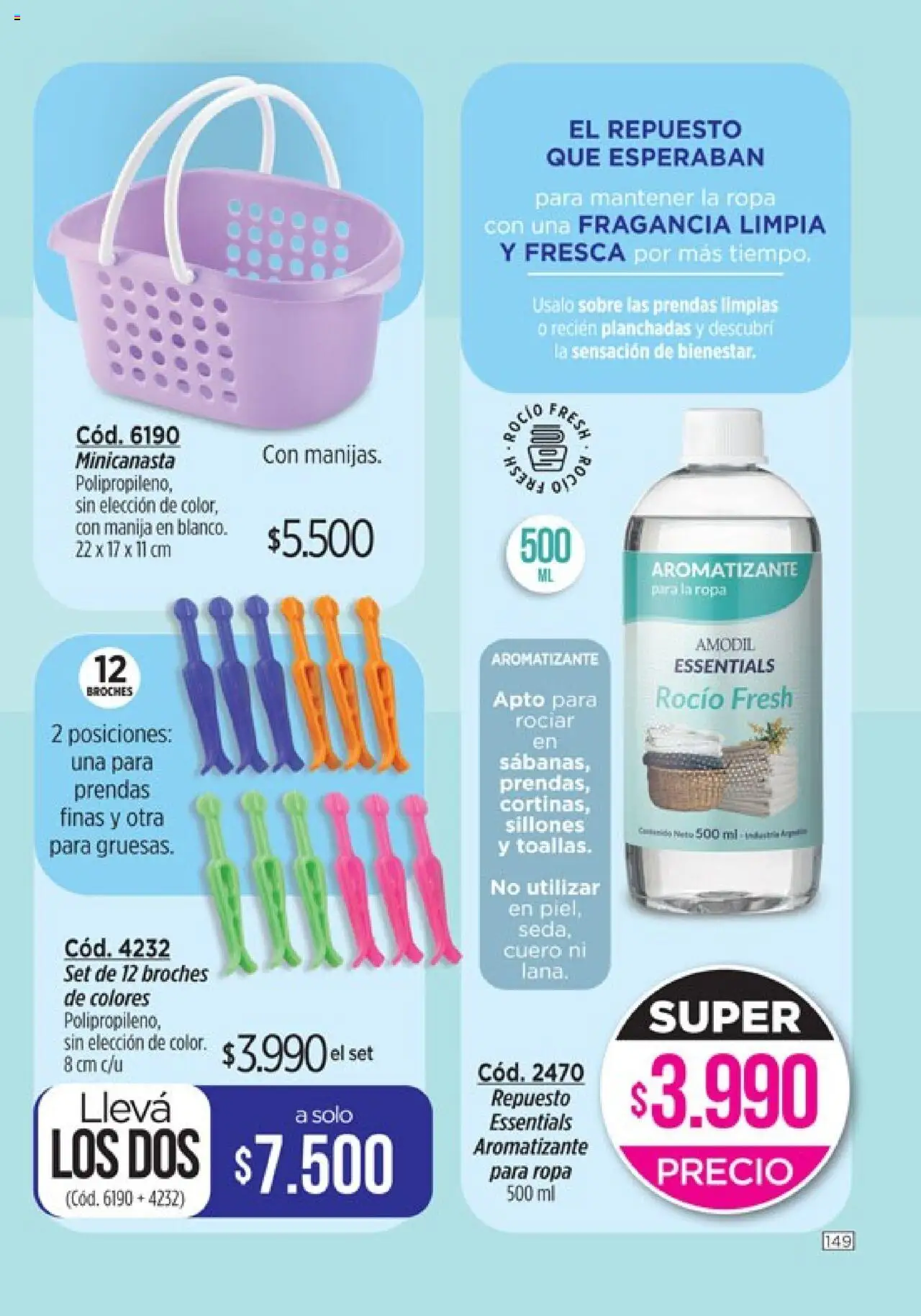 Catálogo Amodil Campaña 16 │ válido desde el 01.10.2025 | Página: 149 | Productos: Sobre, Fragancia, Ropa
