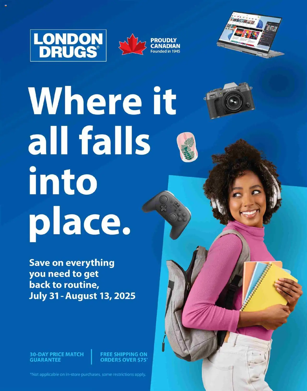 London Drugs flyer valid from 31.07.2025 | Page: 1
