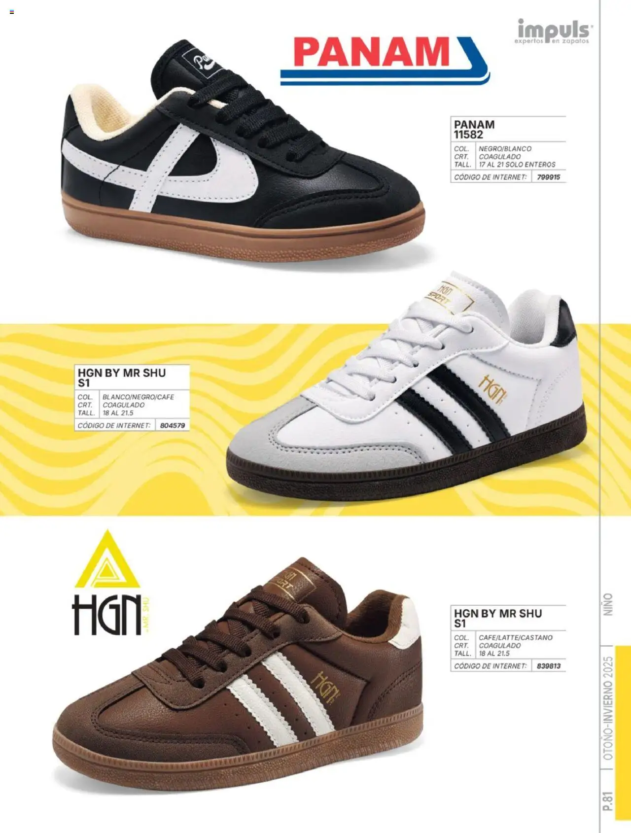 Nuevas ofertas de Impuls válidas en toda la República Mexicana desde el 07.07.2025. ¡Encuentra las mejores ofertas en Impuls catálogo Niño Otoño-Invierno 2025! | Página: 83 | Productos: Zapatos