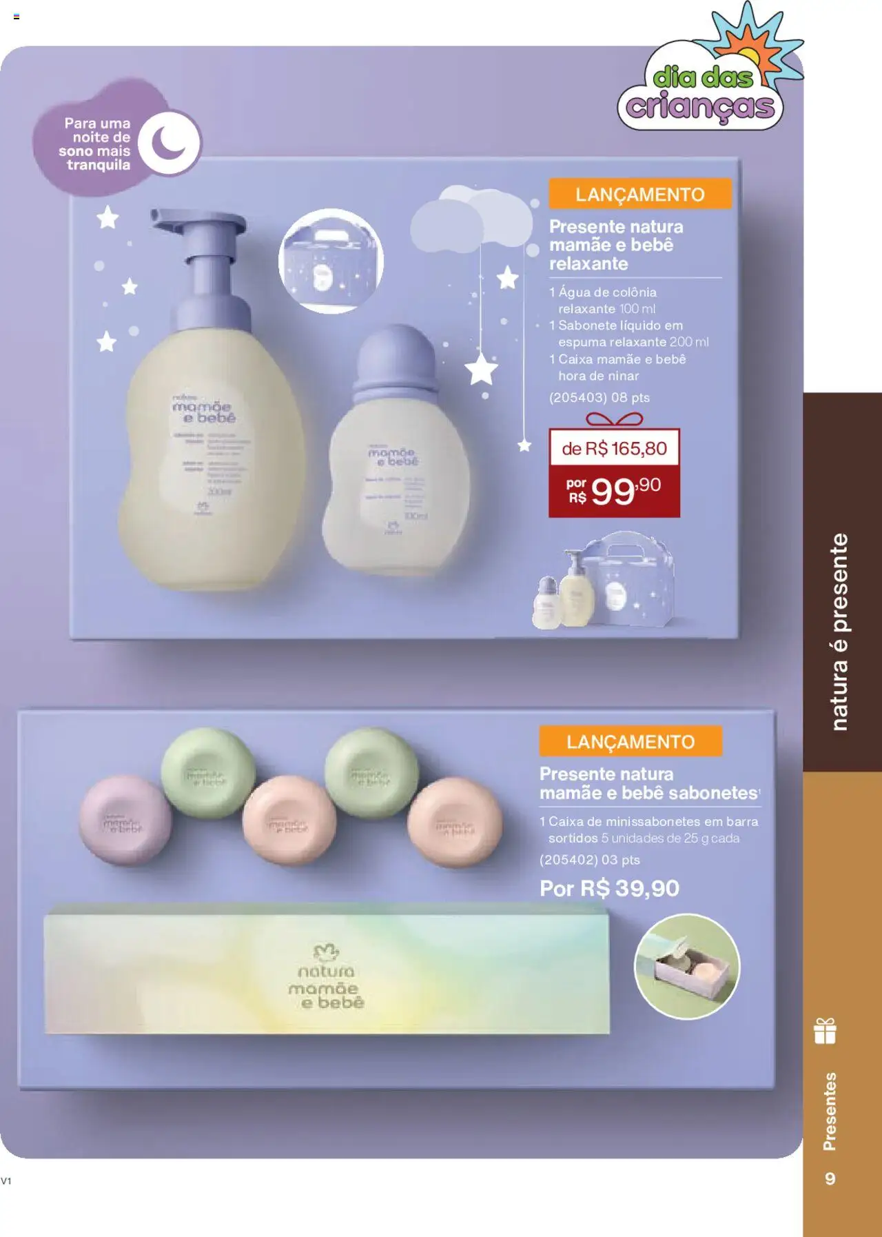 Natura Folheto - válido de 18.08.2025 | Página: 9 | Produtos: Caixa, Sabonete, Sabonete líquido