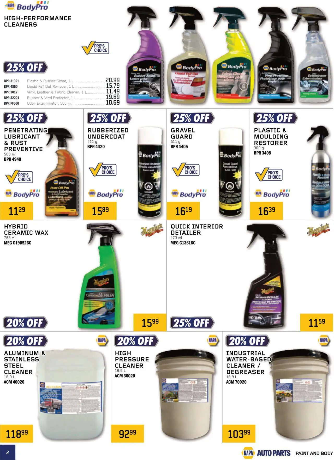 NAPA Auto Parts flyer valid from 01.10.2025 | Page: 2