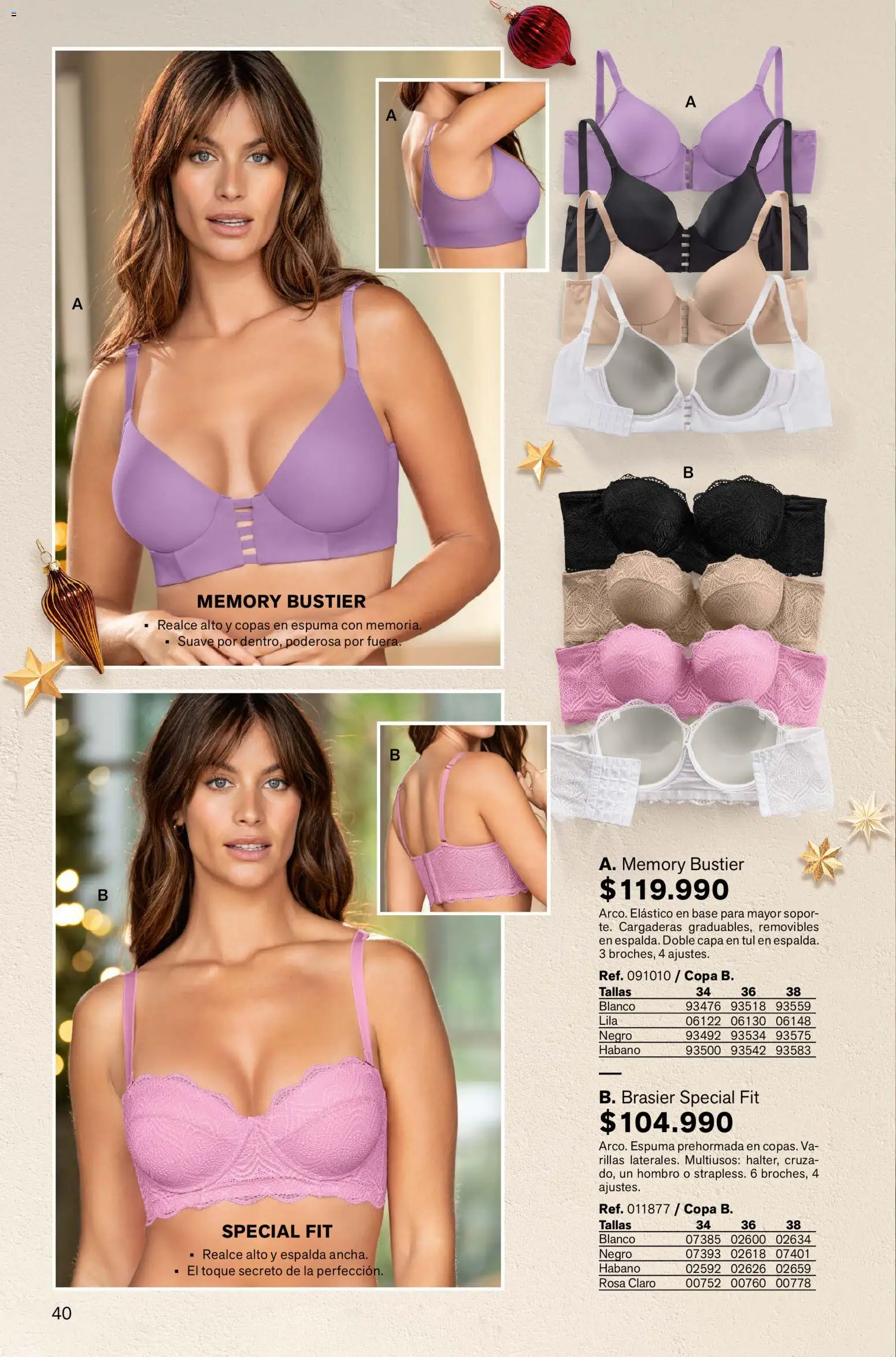 Leonisa revista - valida desde el 13.11.2025 | Página: 40 | Productos: Espuma, Brasier