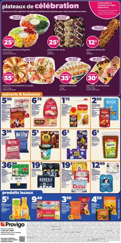 Preview of Provigo weekly flyer / circulaire from shop Provigo valid from 19.03.2026 | Page: 2 | Products: Chips, Ketchup, Cookies, Cheese
