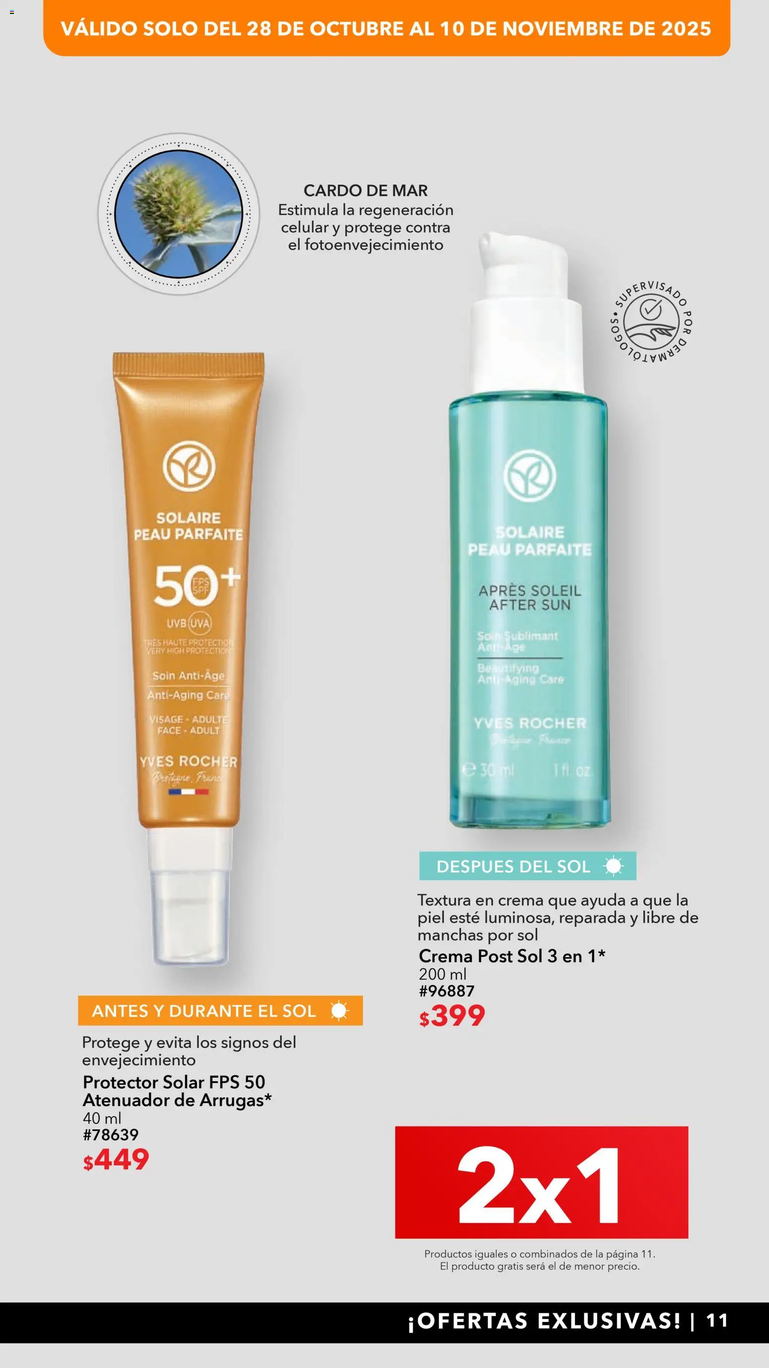 Nuevas ofertas de Yves Rocher válidas en toda la República Mexicana desde el 28.10.2025. ¡Encuentra las mejores ofertas en Yves Rocher Buen Fin ! | Página: 11 | Productos: Crema, Atenuador, Uva, Protector solar