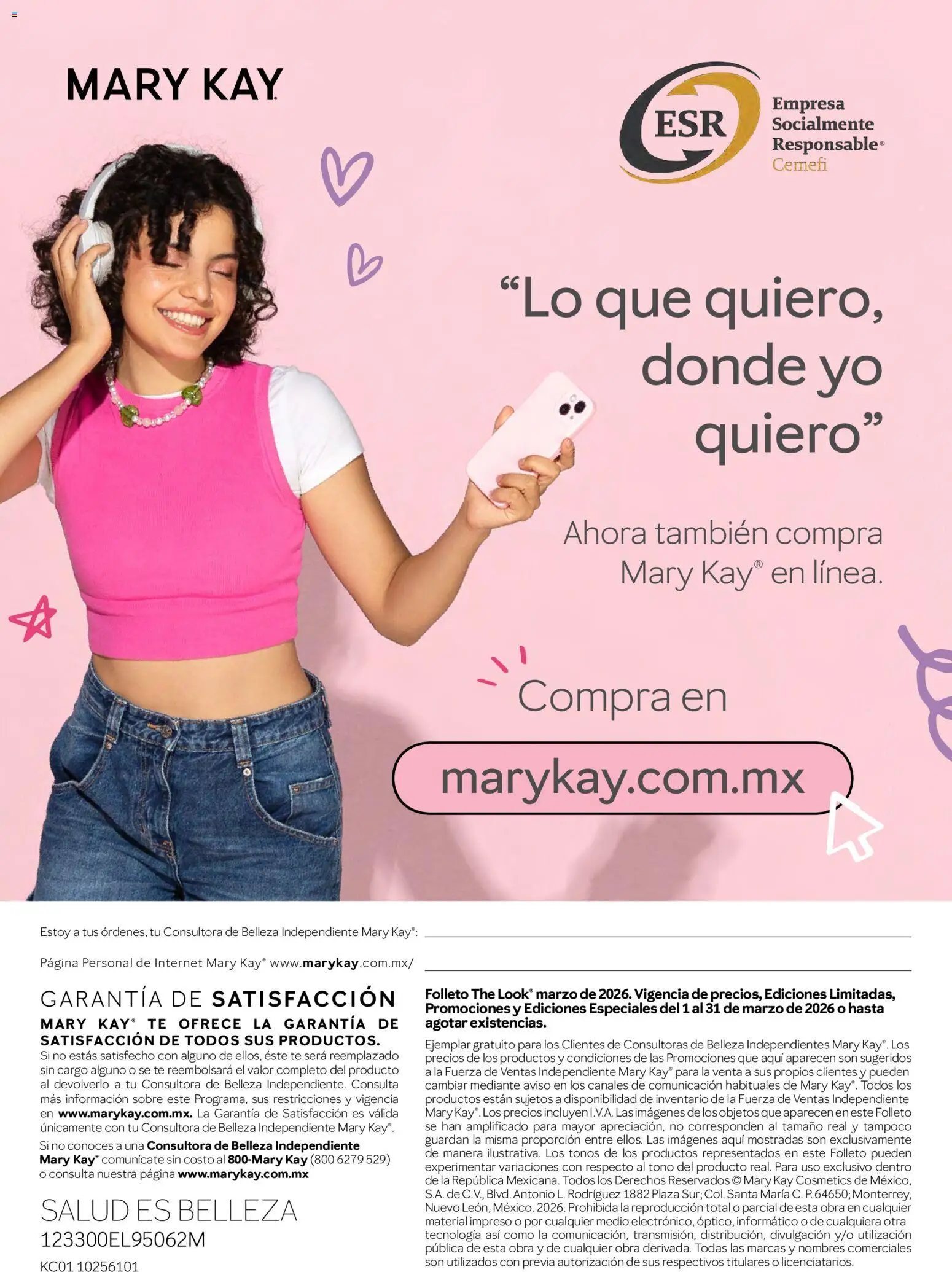 Nuevas ofertas de Mary Kay válidas en toda la República Mexicana desde el 01.03.2026. ¡Encuentra las mejores ofertas en Mary Kay catálogo! | Página: 72