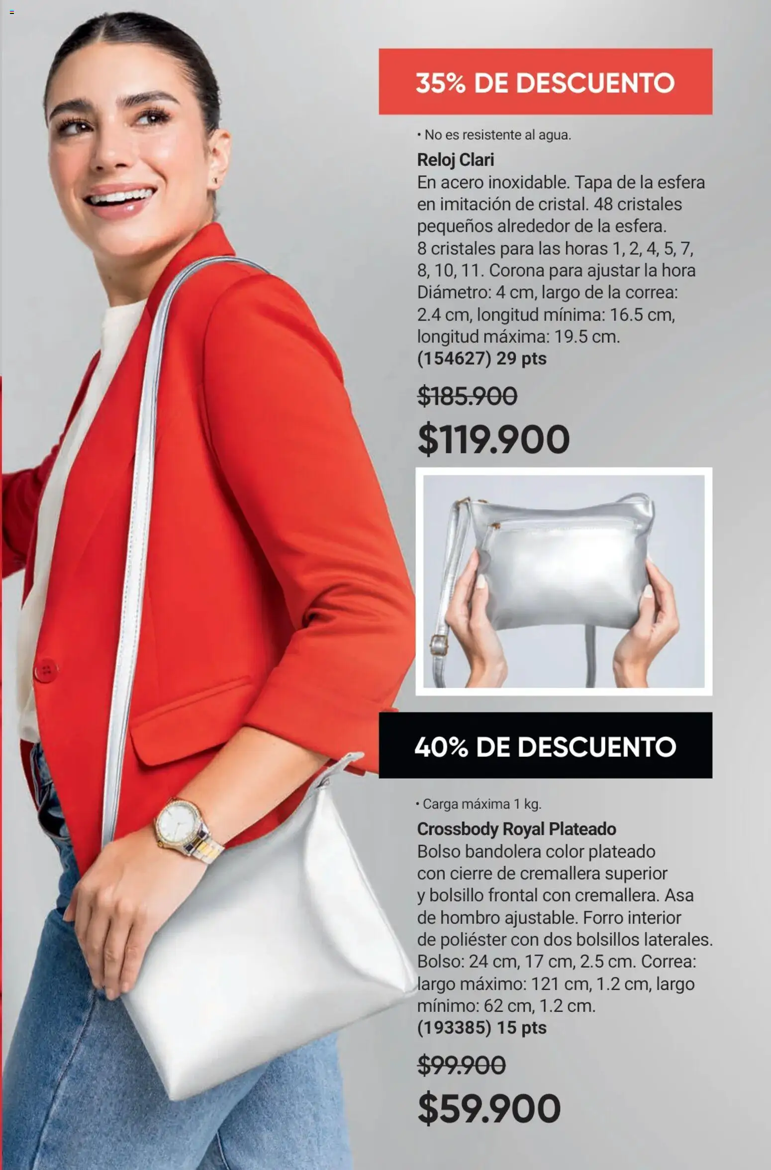 Avon revista - valida desde el 17.11.2025 | Página: 63 | Productos: Bolso, Reloj