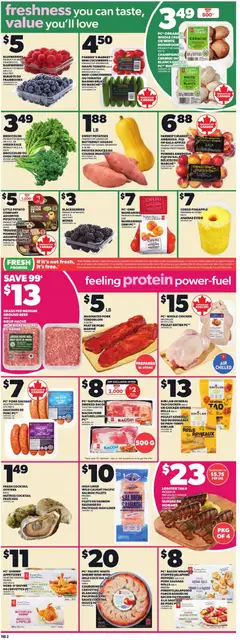Preview of Independent Grocer weekly flyer / circulaire from shop Independent Grocer valid from 12.02.2026 | Page: 5 | Products: Pineapple, Cucumbers, Potatoes, Pork