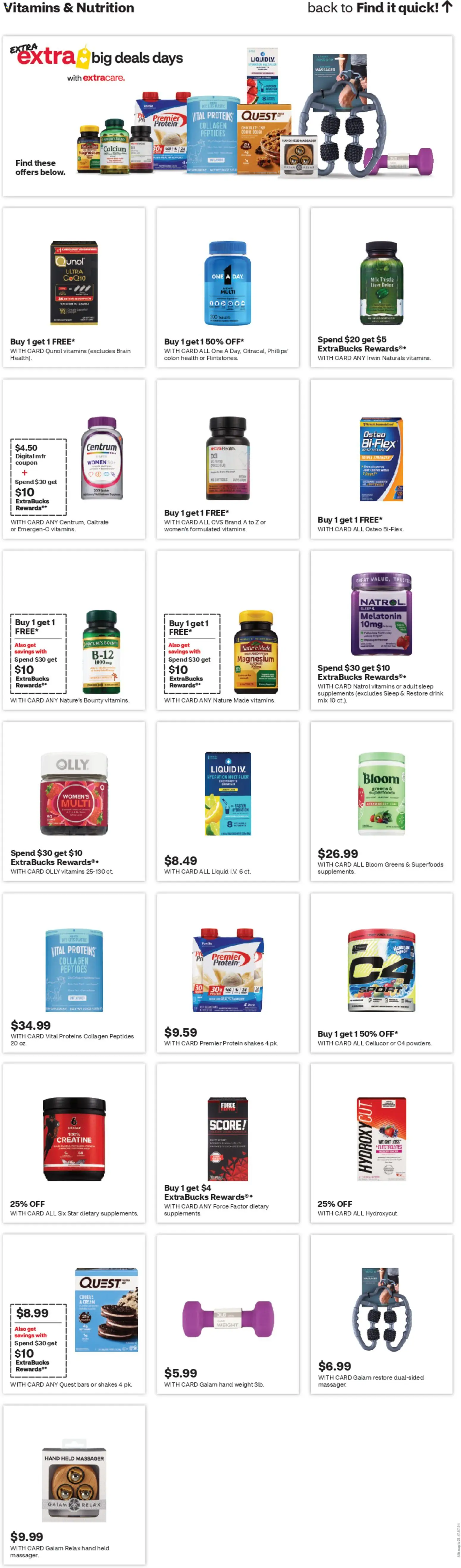 CVS Pharmacy Weekly Ad - OH - valid from 18.01.2026 | Page: 8 | Products: CoQ10, Creatine, Box, Weight