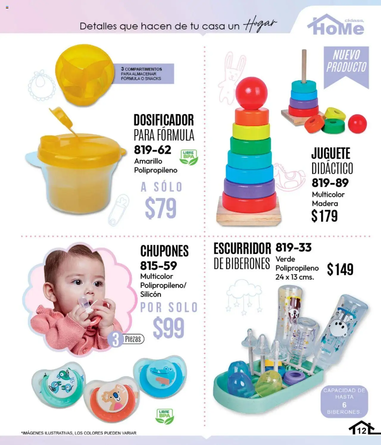 Nuevas ofertas de Cklass válidas en toda la República Mexicana desde el 15.09.2025. ¡Encuentra las mejores ofertas en Cklass - Catálogo Home Invierno ! | Página: 24 | Productos: Escurridor
