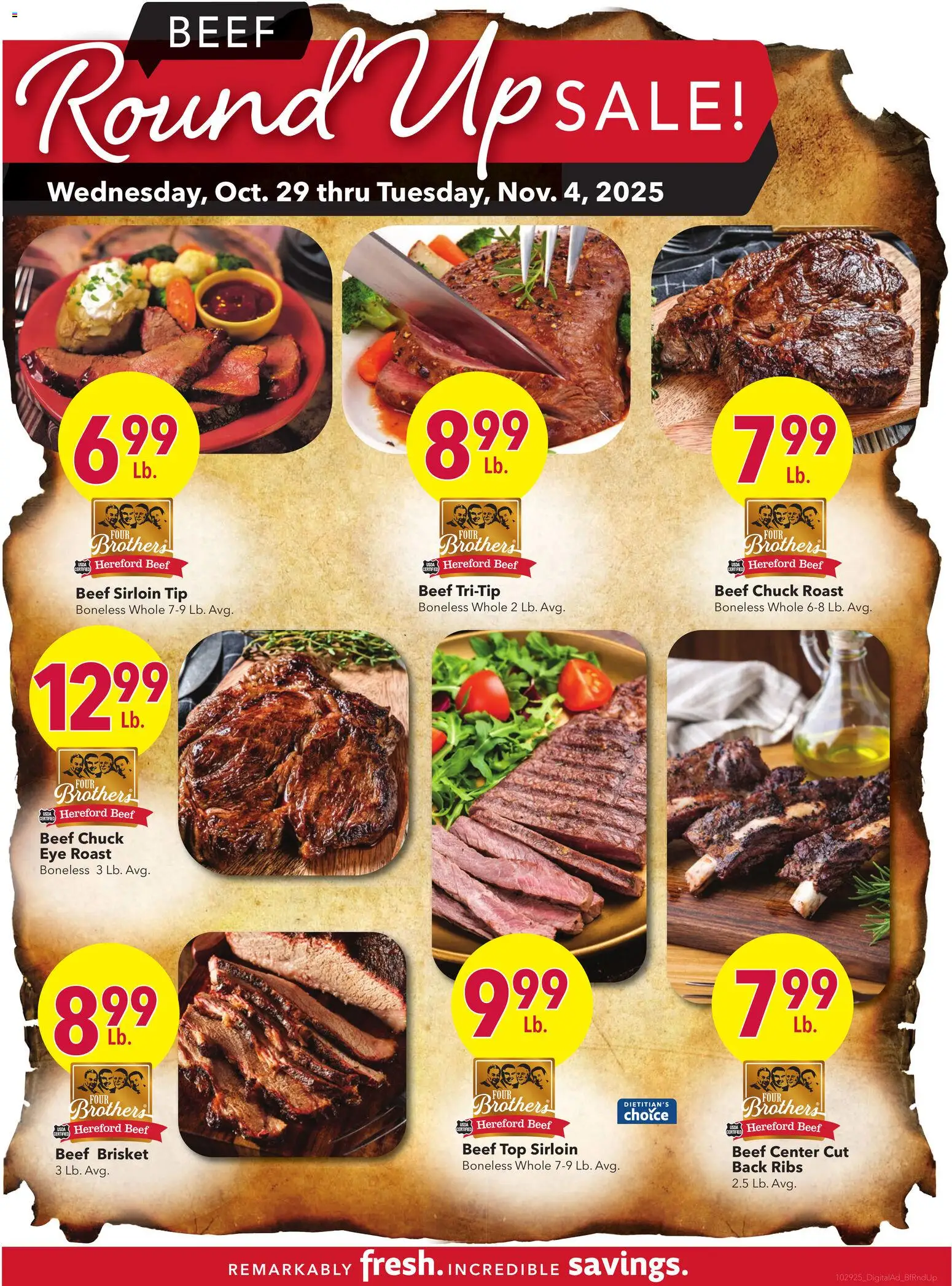 Cash Wise Beef Round Up - valid from 29.10.2025 | Page: 1 | Products: Beef