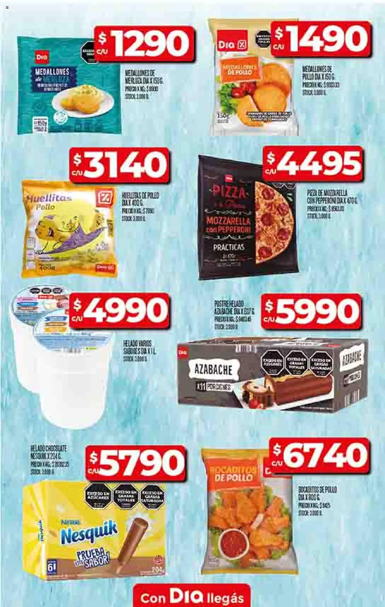 Supermercado DIA Ofertas │ válido desde el 18.06.2025 | Página: 40 | Productos: Helado, Pollo, Chocolate, Pizza
