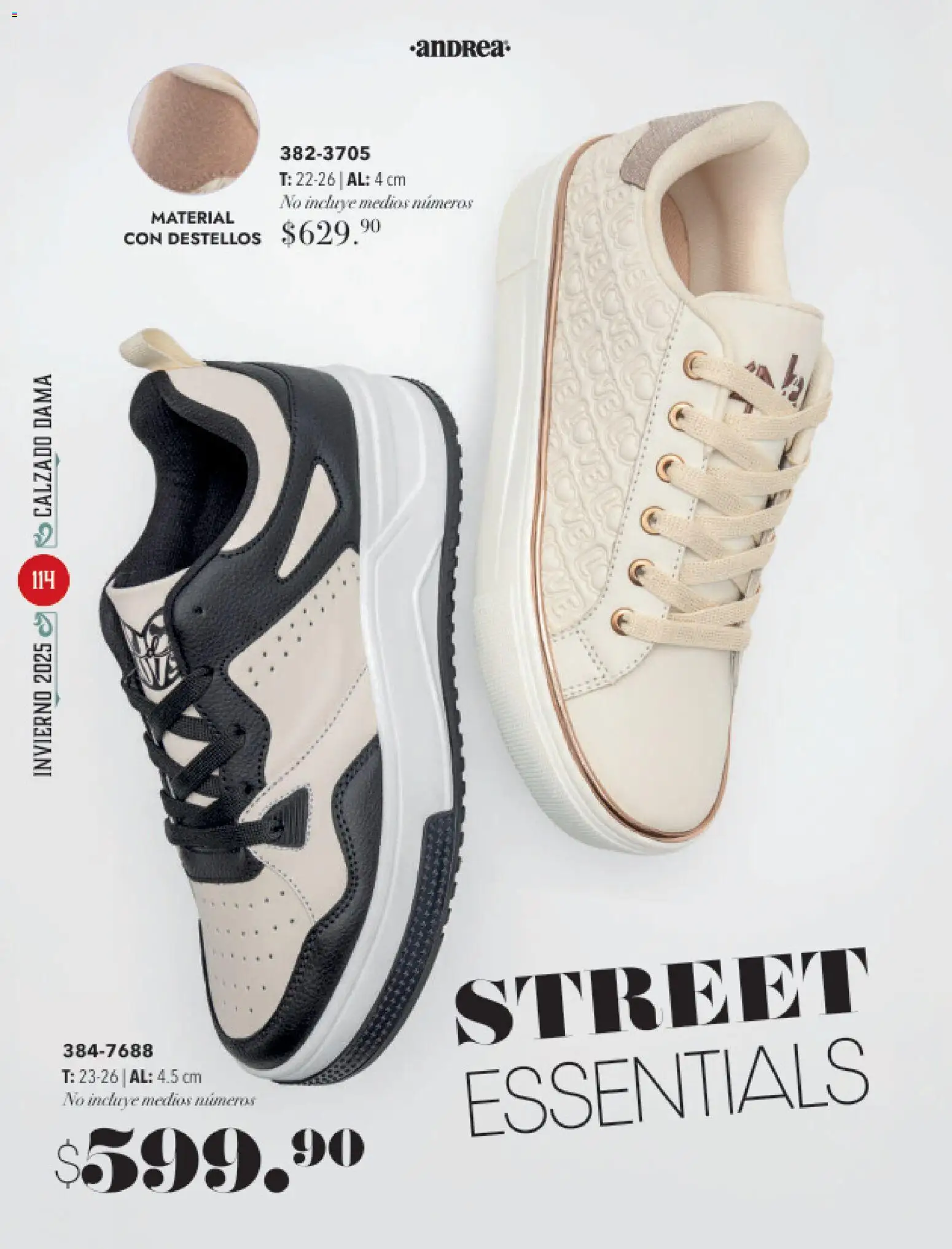 Nuevas ofertas de Andrea válidas en toda la República Mexicana desde el 26.11.2025. ¡Encuentra las mejores ofertas en Andrea catálogo Invierno! | Página: 114