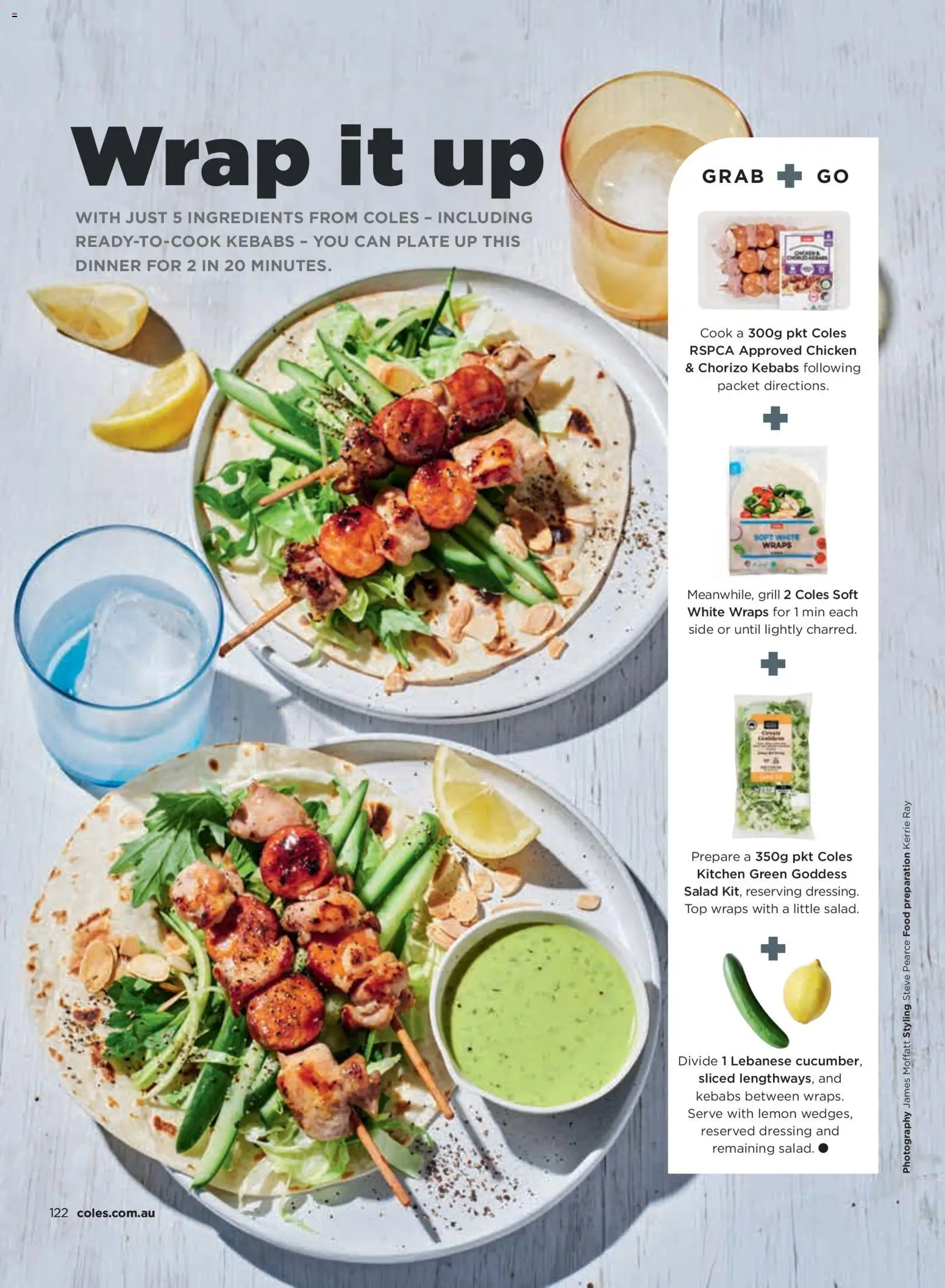 Coles catalogue - valid from 02.01.2026 | Page: 122 | Products: Chicken, Salad, Lemon, Grill