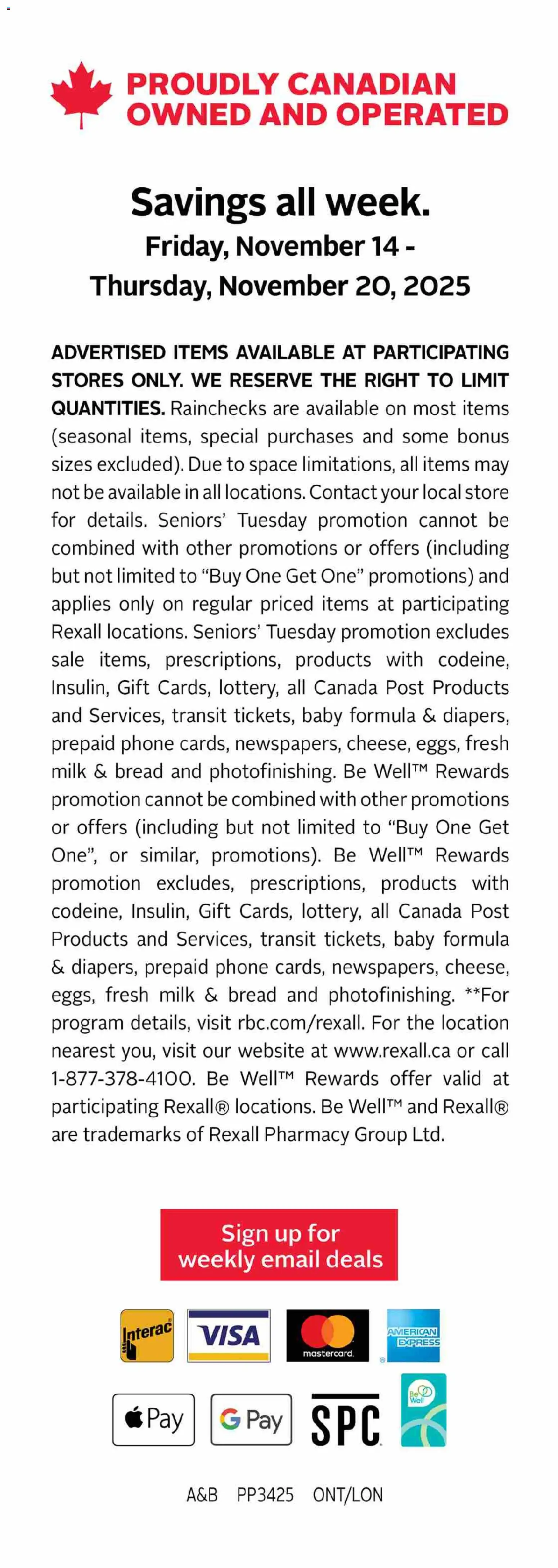 Rexall flyer valid from 14.11.2025 | Page: 21 | Products: Phone, Milk, Bread