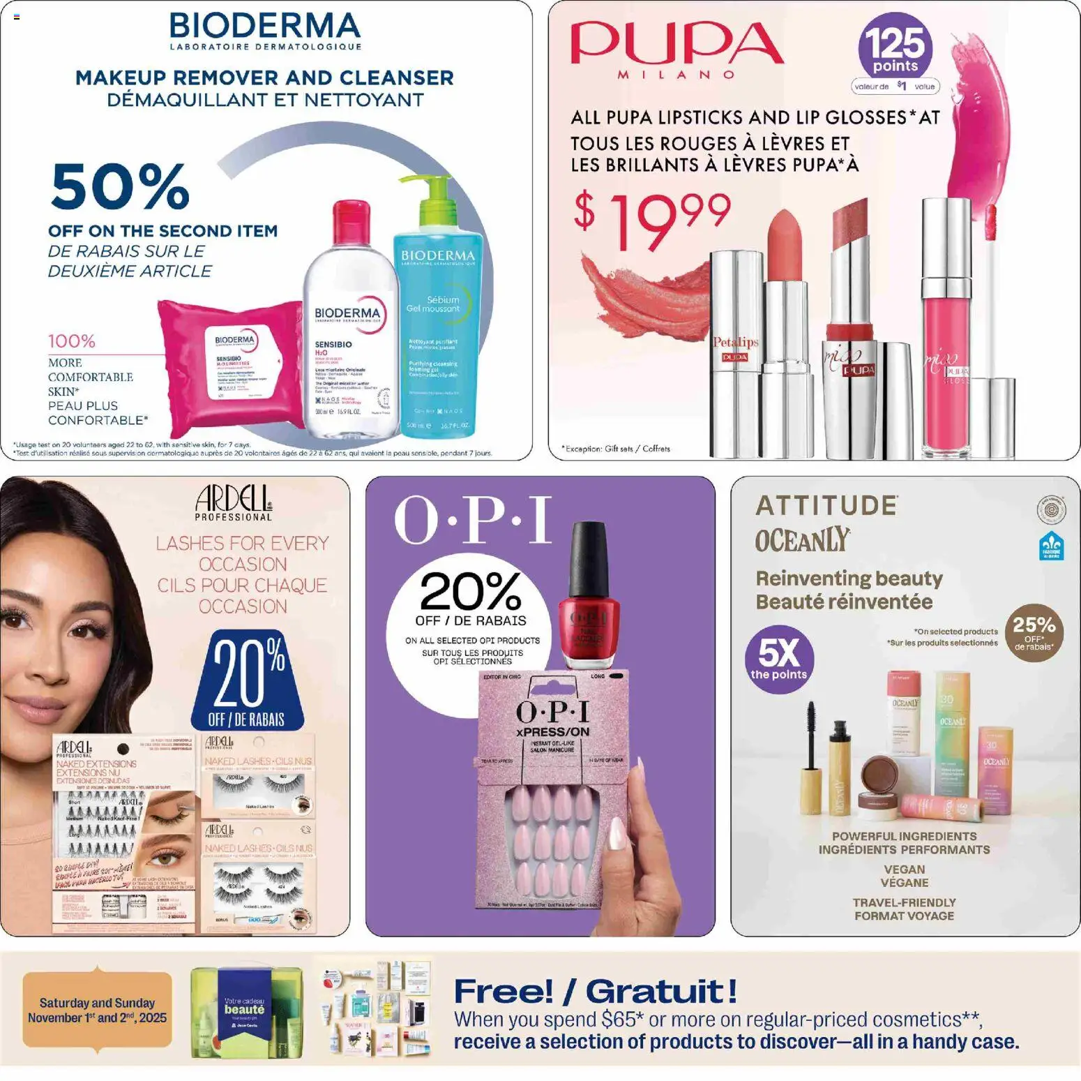 Jean Coutu flyer valid from 30.10.2025 | Page: 3 | Products: Makeup remover